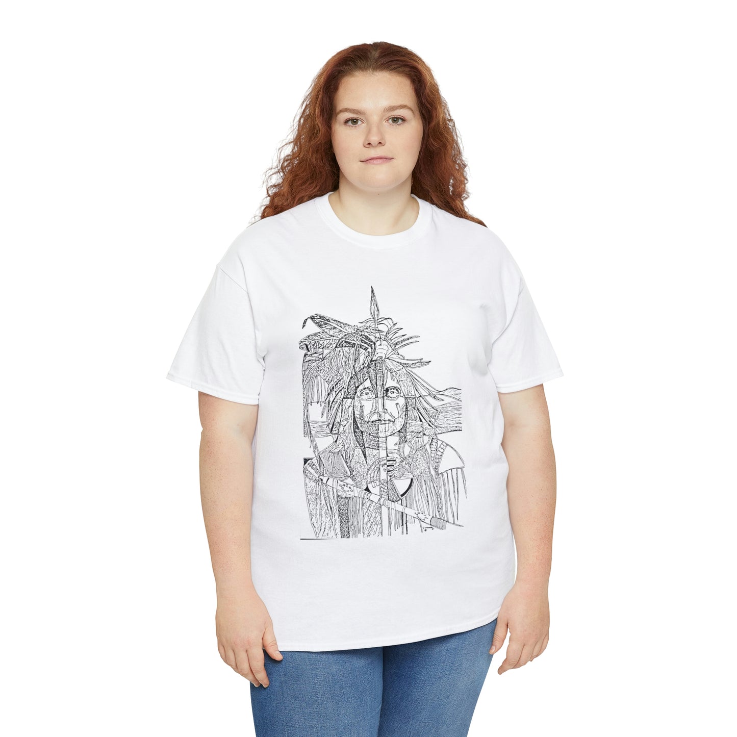 "Self Portrait Warrior" - Ron Schlenske - T-Shirt