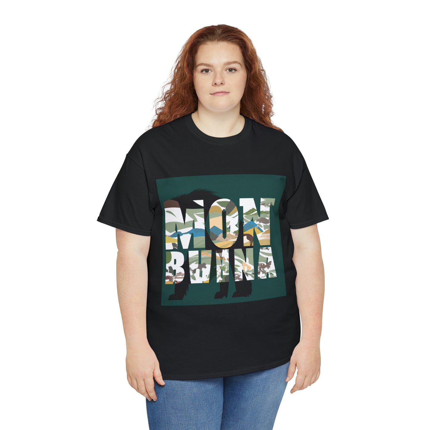 Montana has abundant wildlife. The state has a great variety and abundance of fish, including native cutthroat, bull, lake, grayling, and mountain whitefish, as well as brown, lake, and rainbow trout. The forests - T-shirt