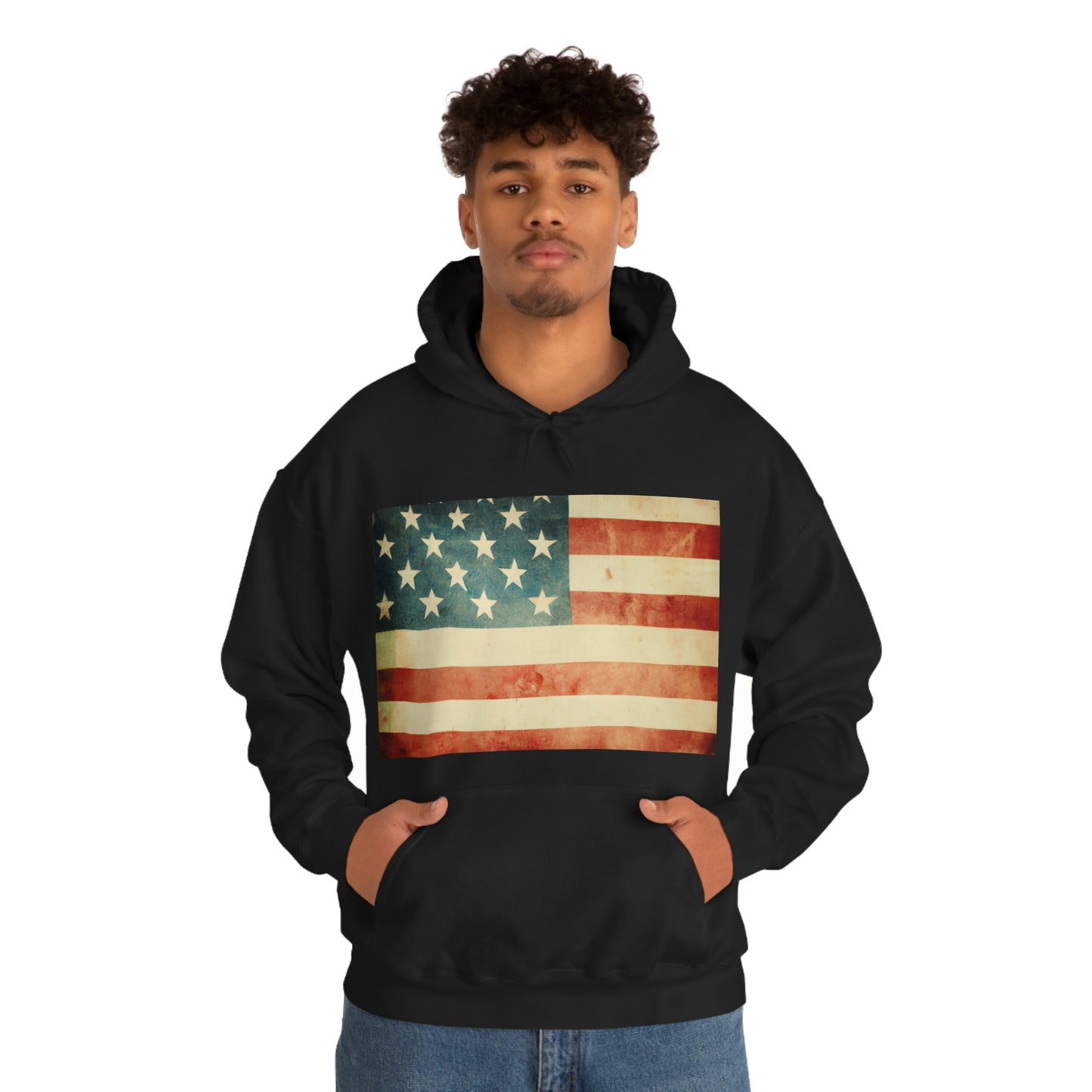 "The red, white, and blue: they are the colors of freedom, the colors of our Flag!"  -Robert Alan Evans - Hoodie