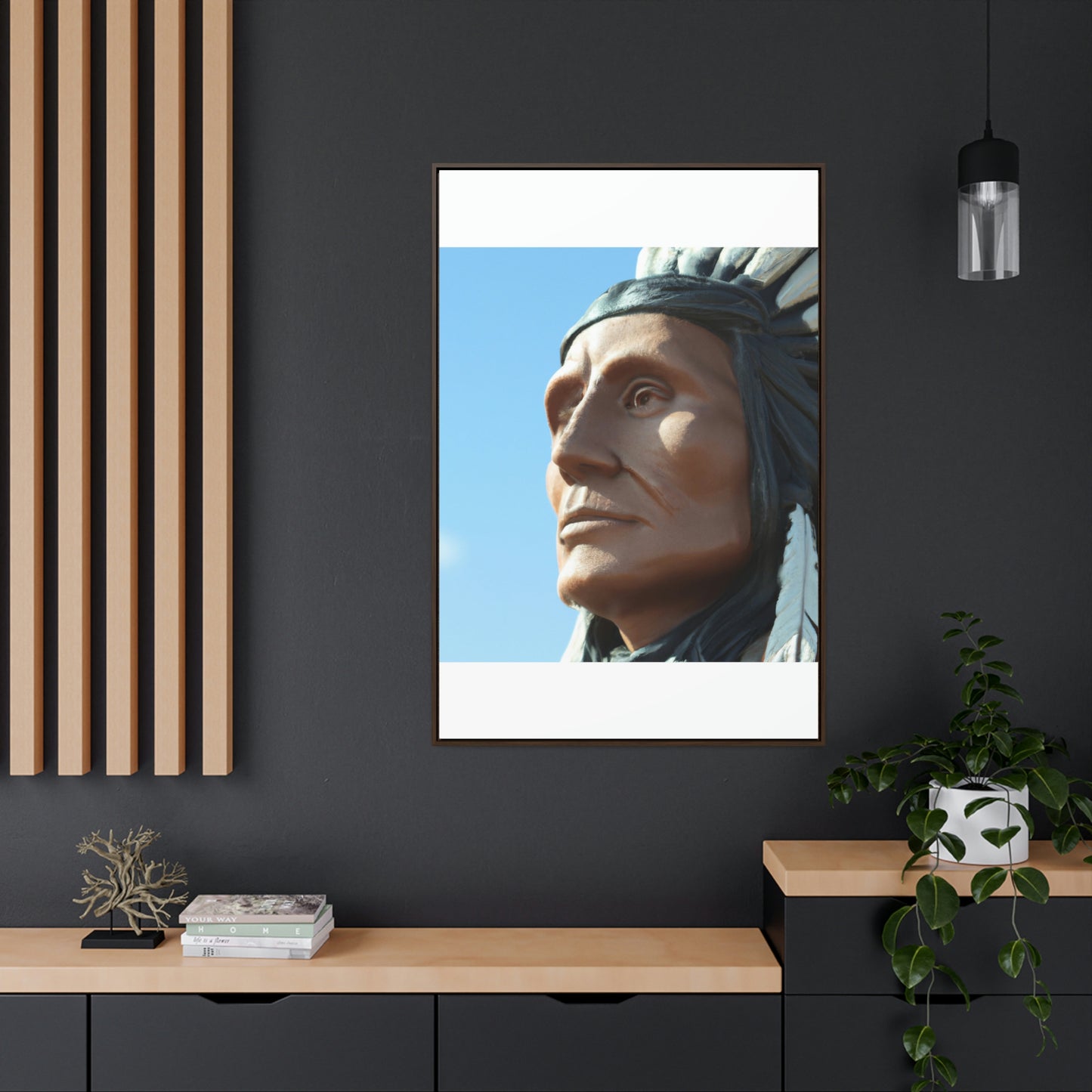 Wicahpi Wambli (Lightning Eagle) - Canvas