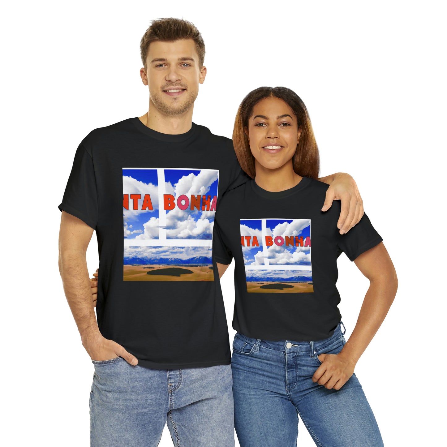 Big Sky Country is a phrase often used to refer to the mountainous parts of the U.S. states of Montana, Idaho, Wyoming, and Colorado. It can also refer to the areas in and around Yellowstone and Glacier National Parks. The - T-shirt