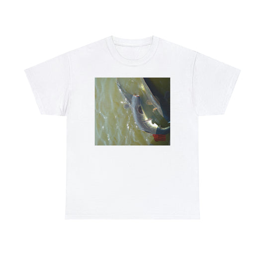 Sea Cowfish. This fish has a flat body with bright green and yellow stripes and a cow-like face. It is native to shallow tropical waters, where it feeds on detritus and algae, and serves as a great cleaning organism - Tshirt