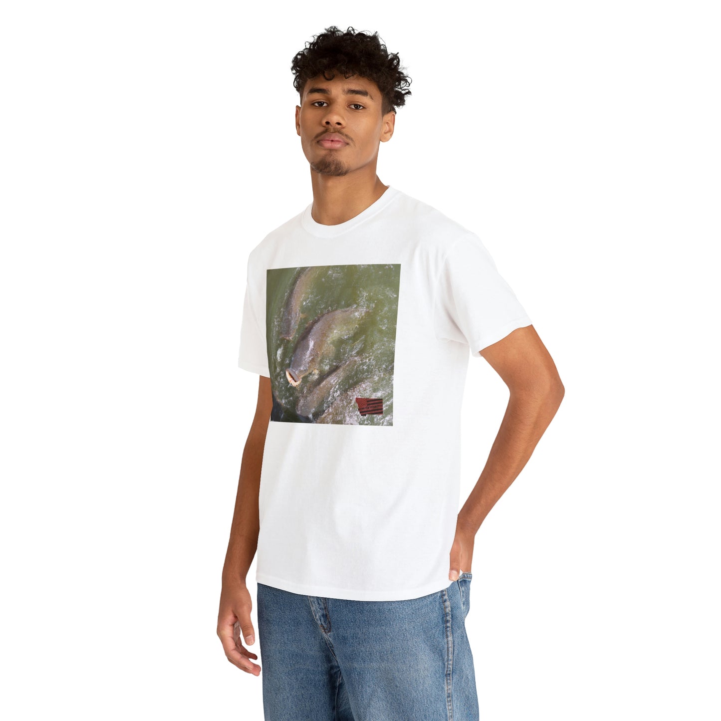 Aurora Shimmerfish - a tropical fish that has a unique combination of iridescent white, pink and blue coloring, and is known for its beautiful aura-like shimmering light displays. - Tshirt