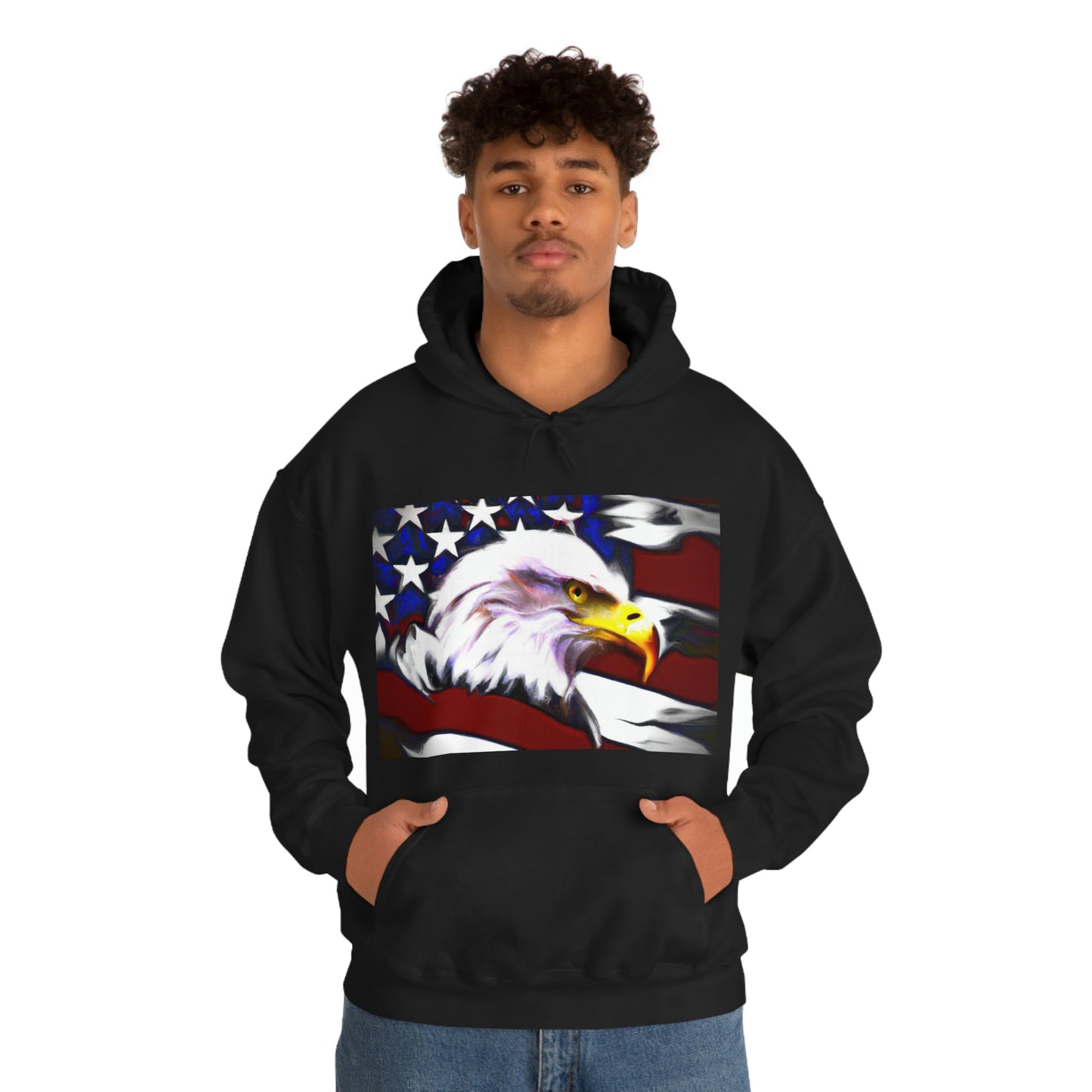 "Whatever America hopes to bring to pass in the world must first come to pass in the heart of America." - Dwight D. Eisenhower - Hoodie