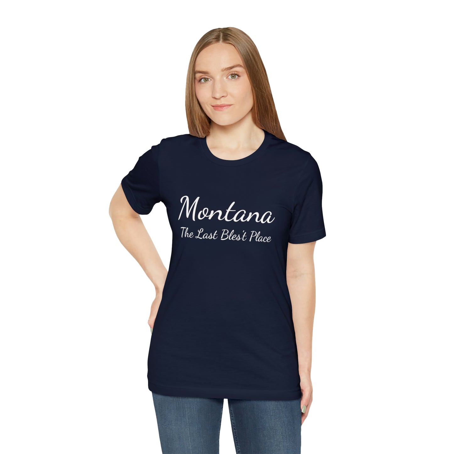 "Montana The Last Bles't Place" Black Ops Unisex Jersey Short Sleeve Tee