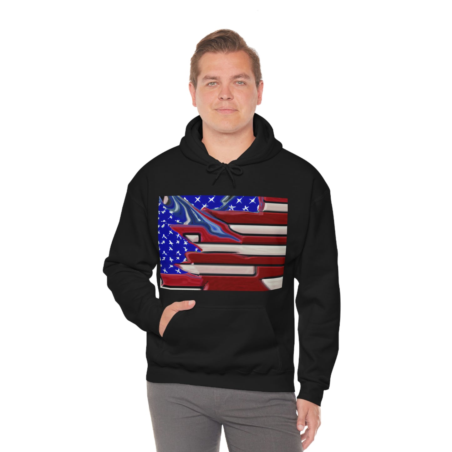 "This is still the land of the free and the home of the brave." - Ronald Reagan - Hoodie