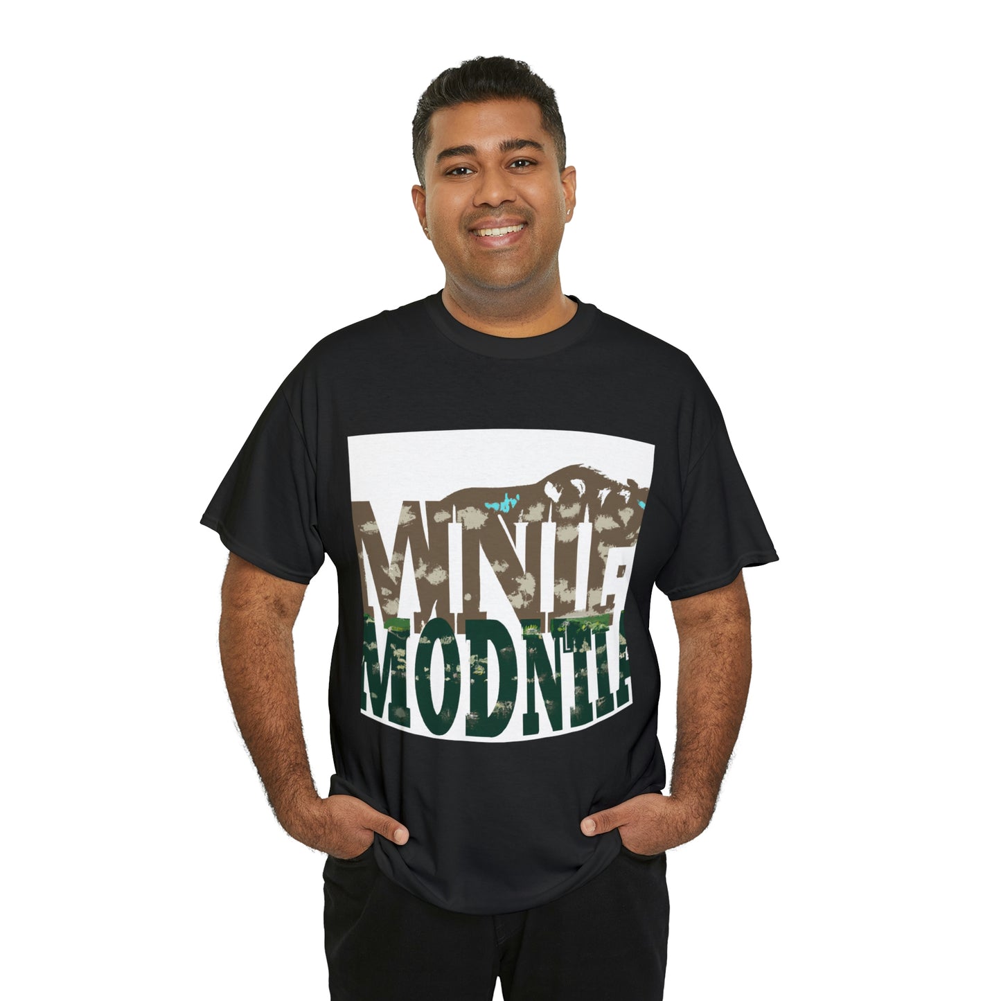 Montana wildlife includes a variety of mammals, birds, reptiles, amphibians, and fish. Montana is home to species such as bighorn sheep, mule deer, pronghorn, elk, black bear, grizzly bear - T-shirt