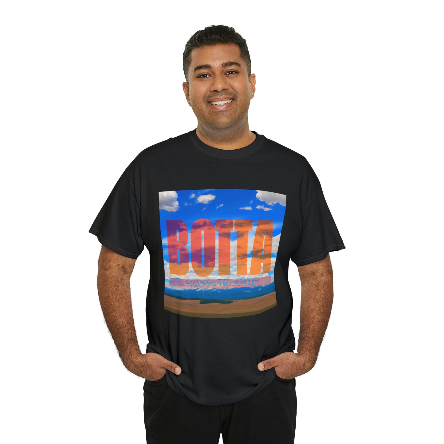 Big Sky Country is the term commonly used to refer to the U.S. state of Montana. The name refers to the large amount of area that Montana covers, and for the beautiful vast blue skies that cover the state. The only state - T-shirt