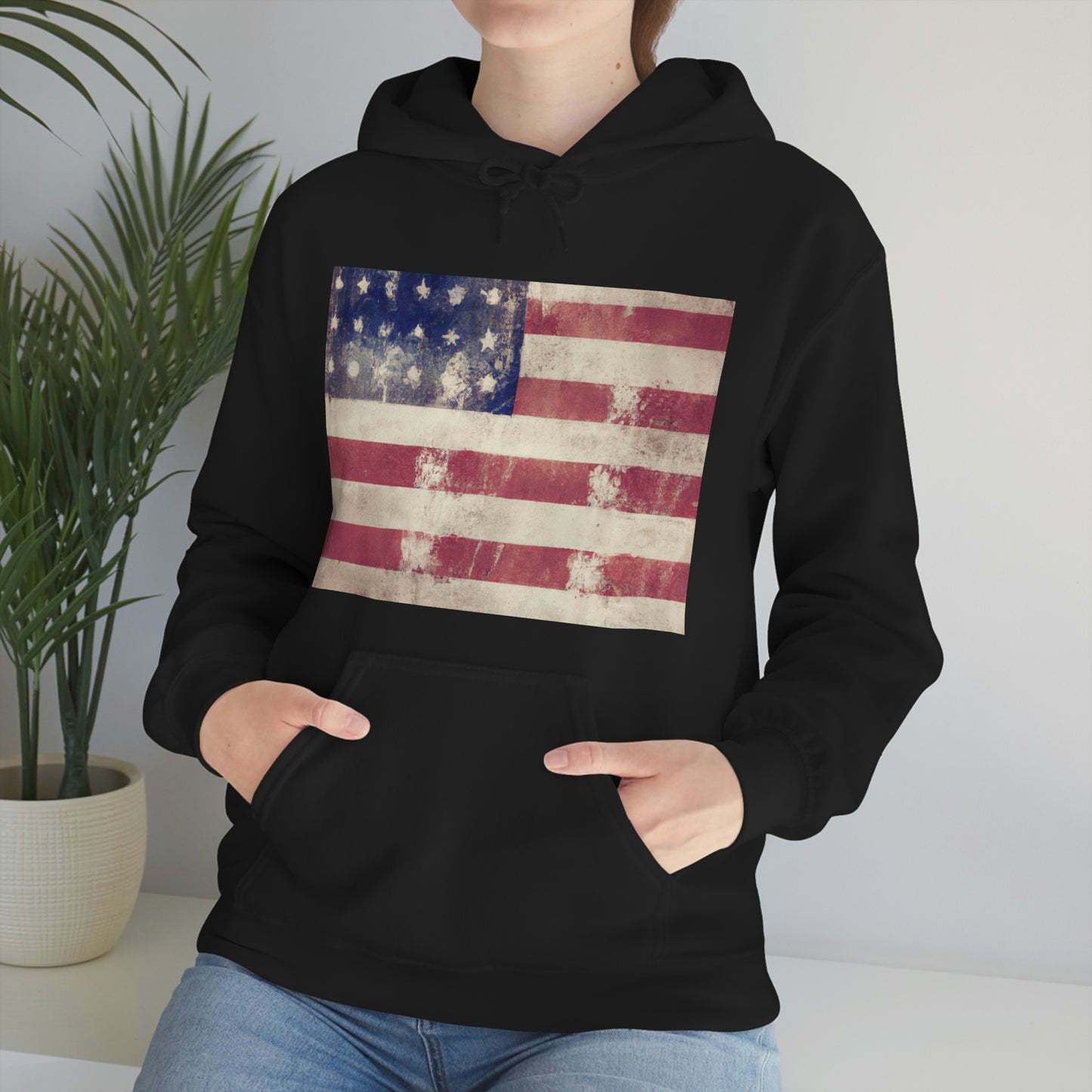 "The American flag symbolizes our identity as a free and diverse nation of people united together under one flag." - Barack Obama - Hoodie