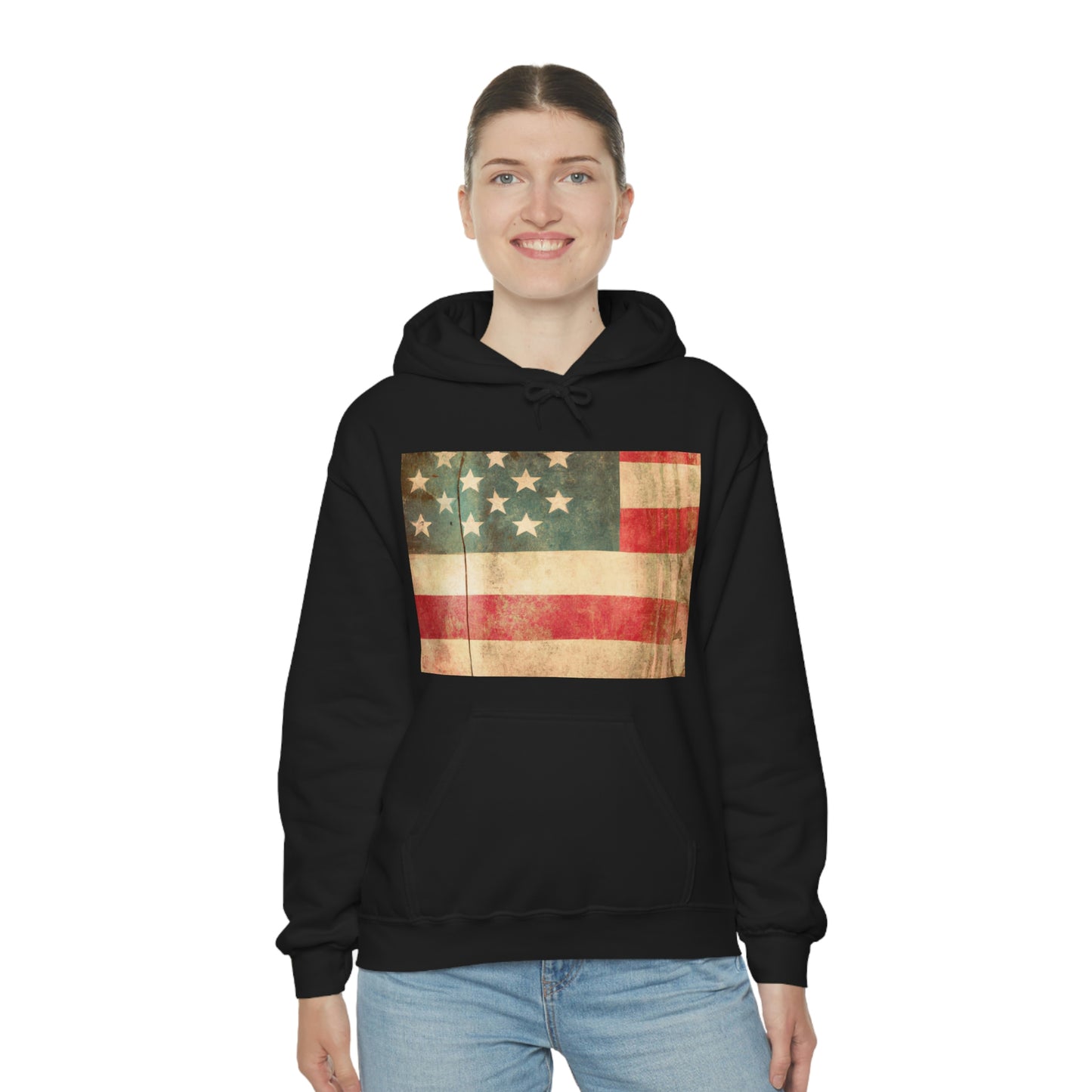 what so proudly we hailed

"Oh, say can you see by the dawn's early light
What so proudly we hailed at the twilight's last gleaming?
Whose broad stripes and bright stars through the perilous fight,
O' - Hoodie