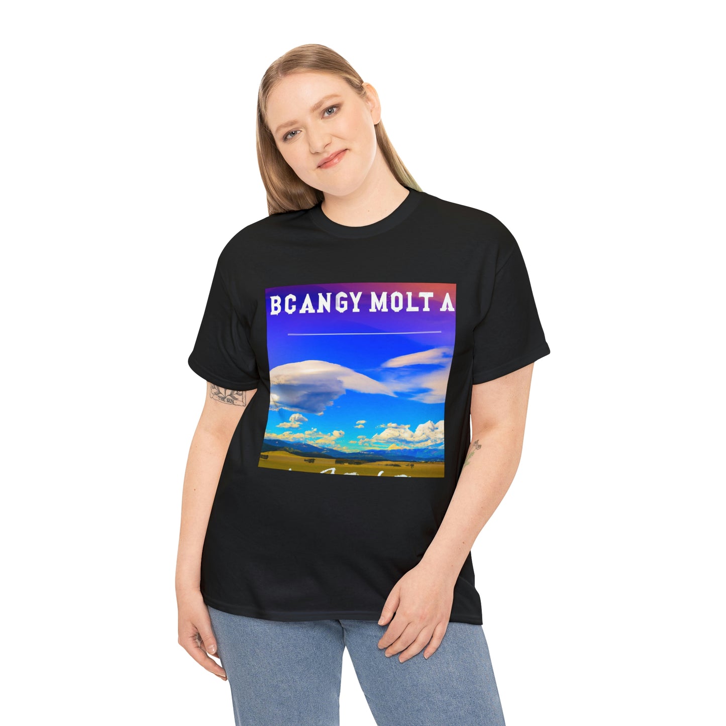 Big Sky Country is a nickname for the mountainous region of western Montana and parts of Idaho and Wyoming. The nickname was first used in the 1970s to describe the unique beauty of the region. The term "Big Sky Country" has become synonymous - T-shirt