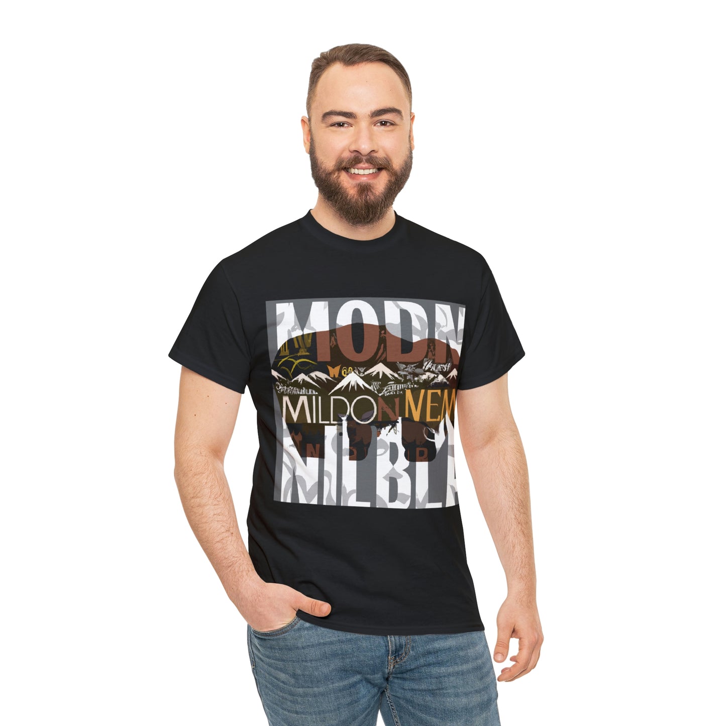 -

Montana's wildlife includes bighorn sheep, grizzly and black bears, cougars, bobcats, foxes, elk, bison, white-tailed, mule and caribou deer, moose, be - T-shirt