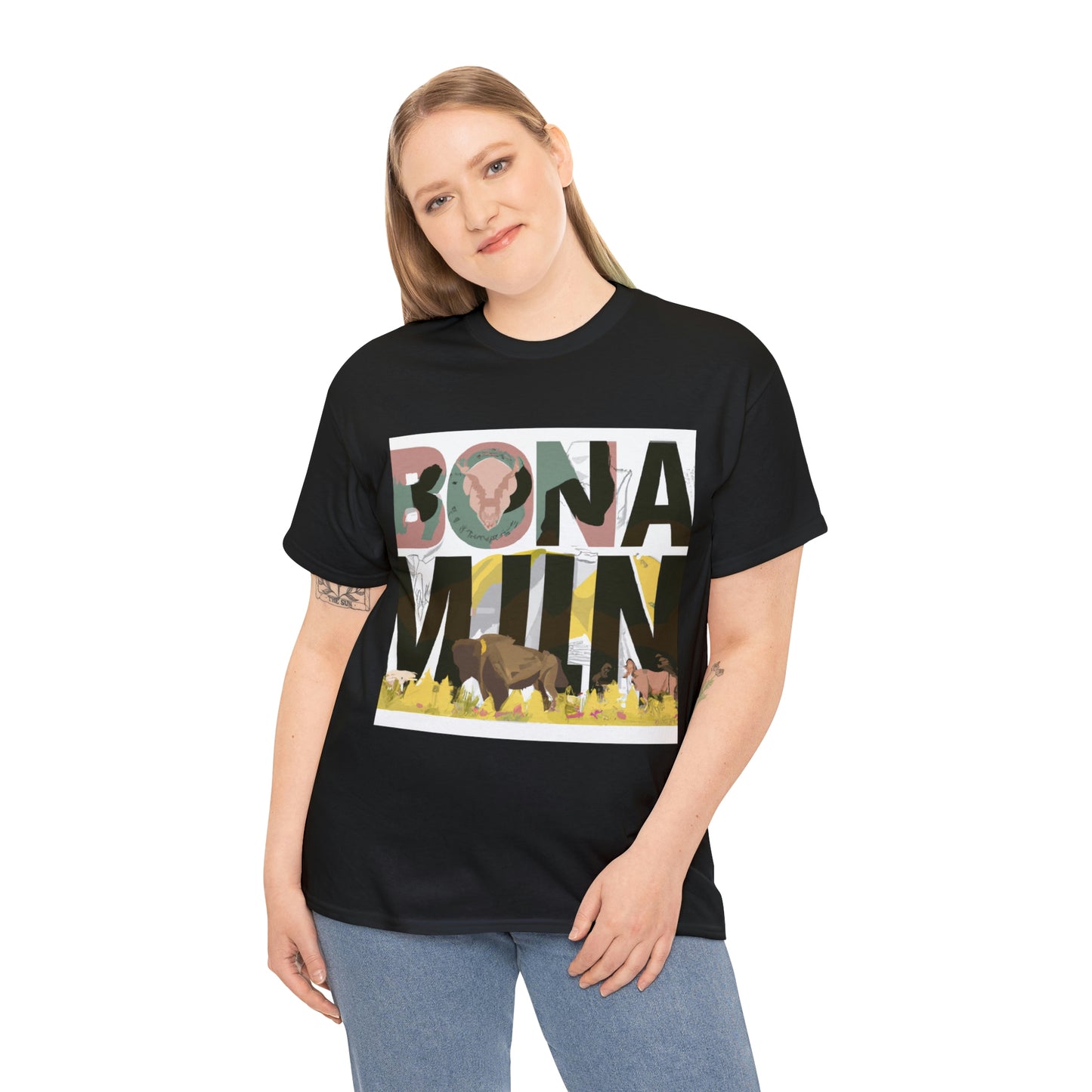 Montana supports an abundance of wildlife, ranging from large mammals like grizzly bears, elk, moose and bighorn sheep, to smaller creatures such as beavers, marmots, foxes and badgers. In addition - T-shirt