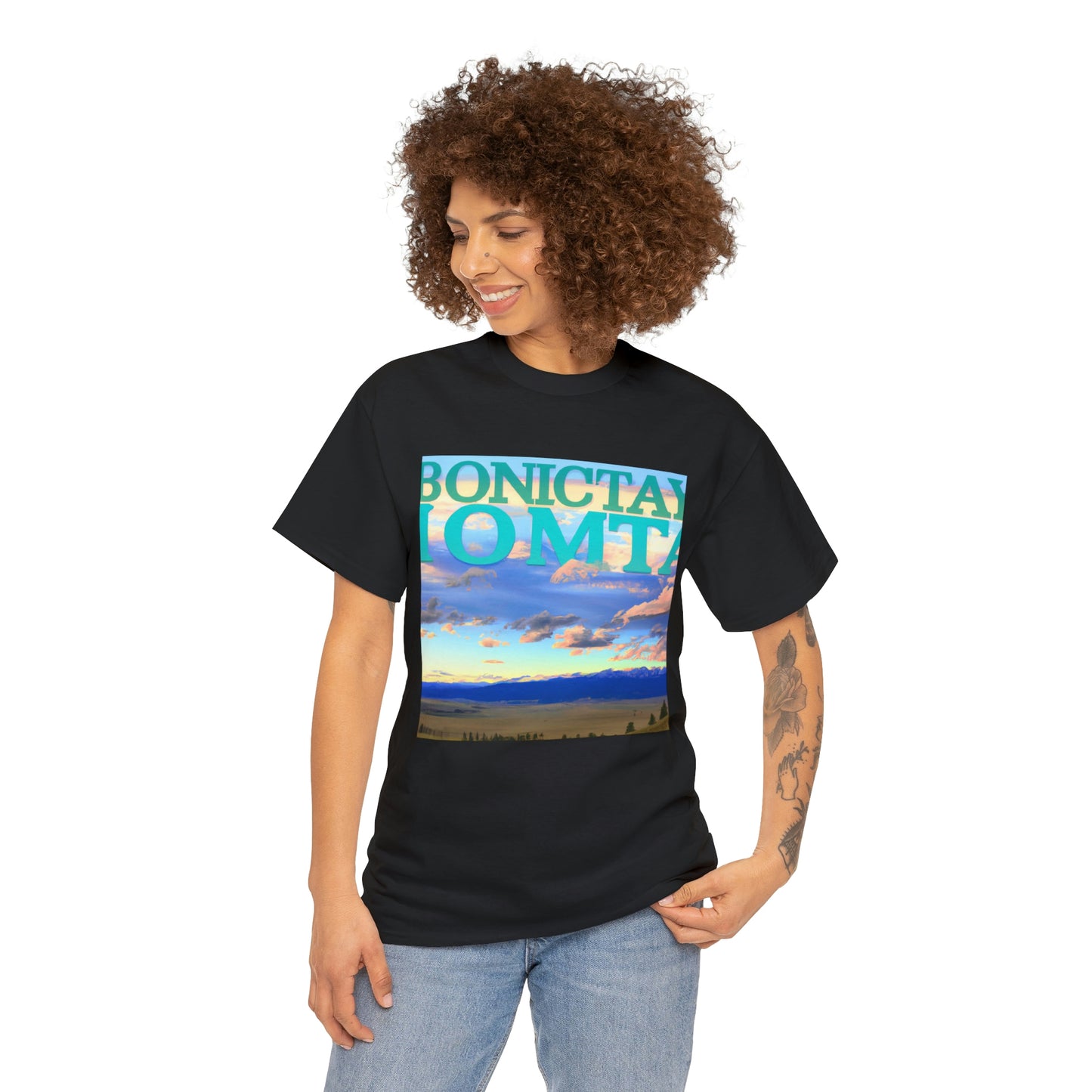 Big Sky Country is the nickname given to the state of Montana, in the northwestern United States. The term was coined in the 1970s when Montana's tourism industry was still developing, to capture the beauty of the state and its unspo - T-shirt