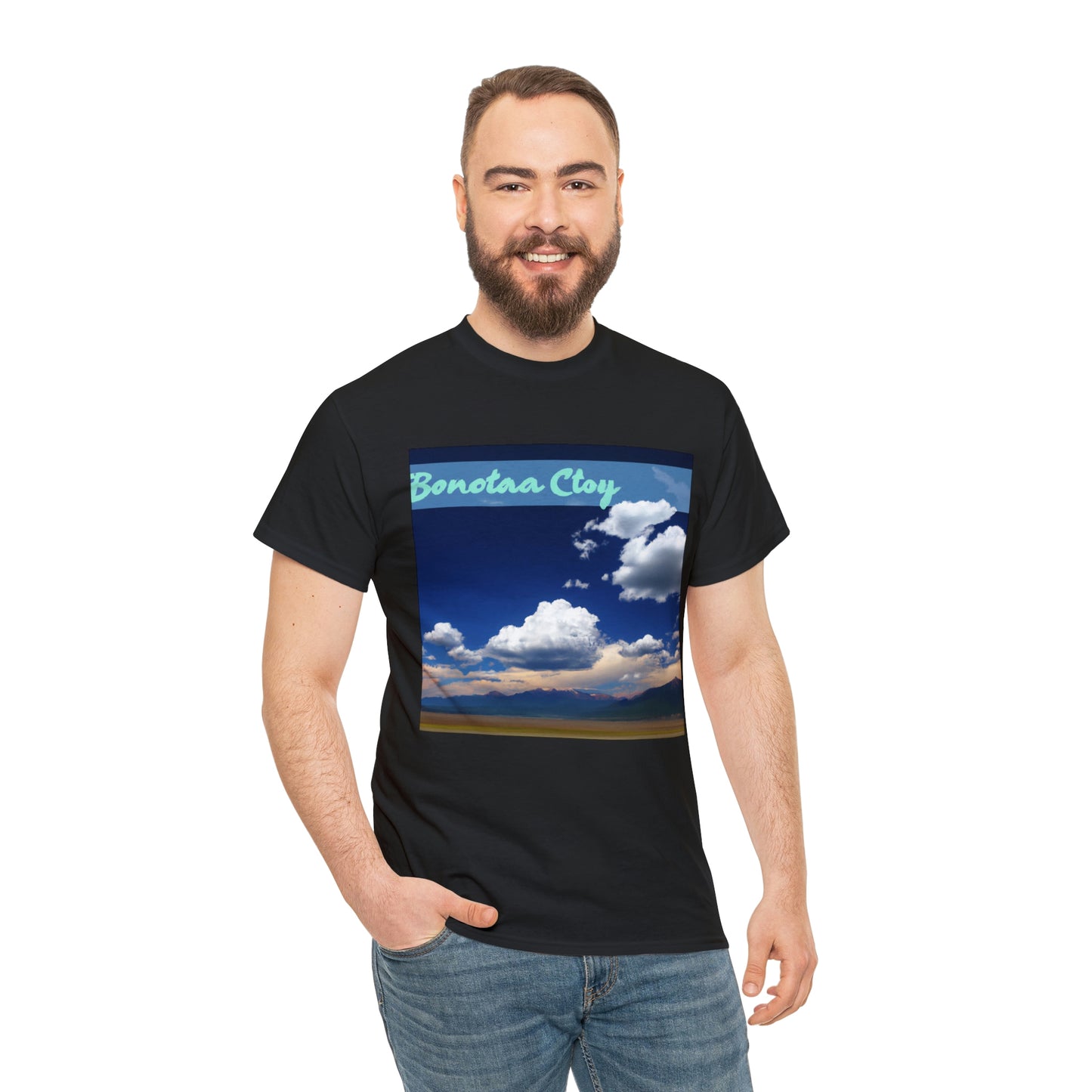 Big Sky Country is the nickname for the state of Montana in the United States. The nickname comes from the phrase, “Big Sky Country,” which was first used in the novel, Wolf Willow, by A.B. Guth - T-shirt