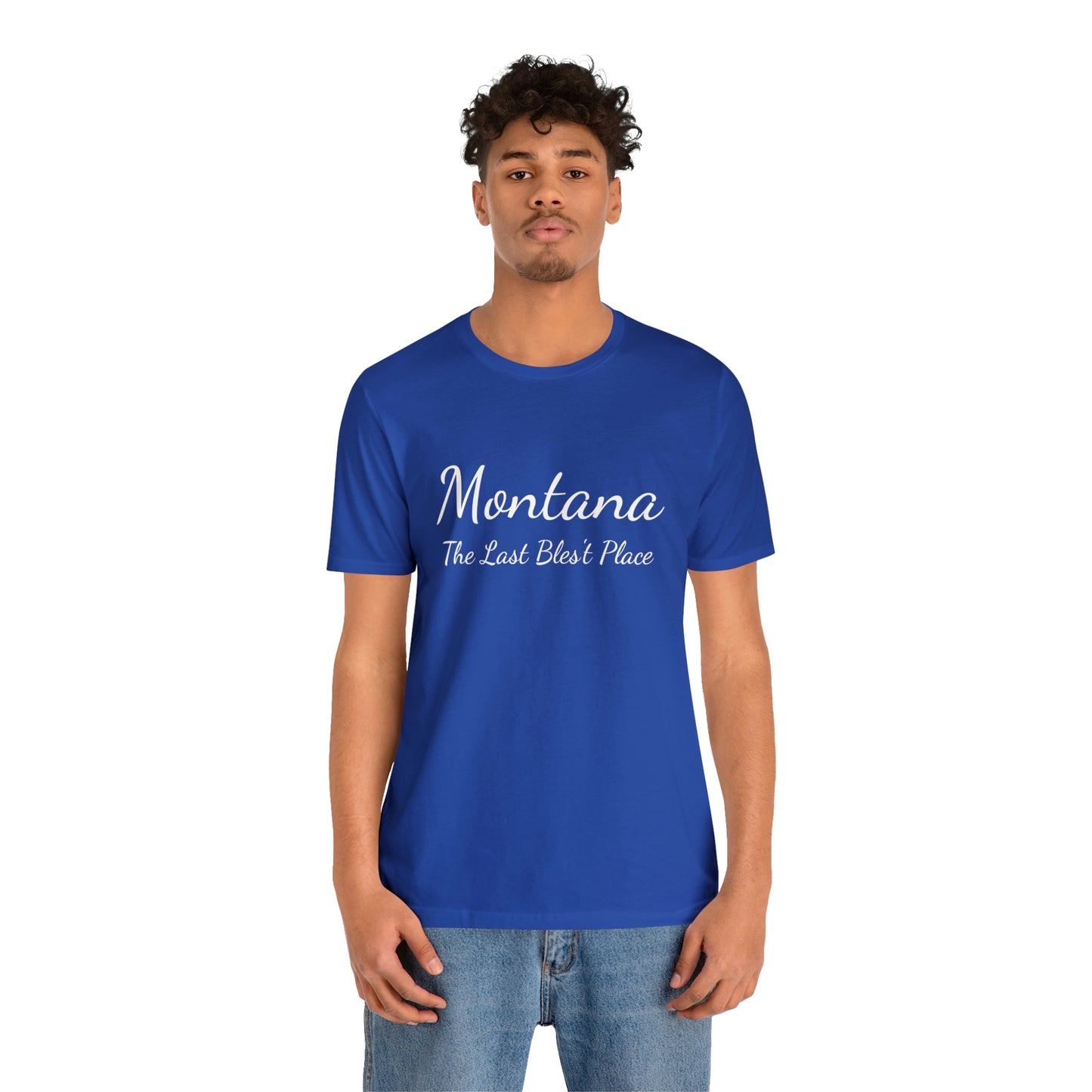 "Montana The Last Bles't Place" Black Ops Unisex Jersey Short Sleeve Tee