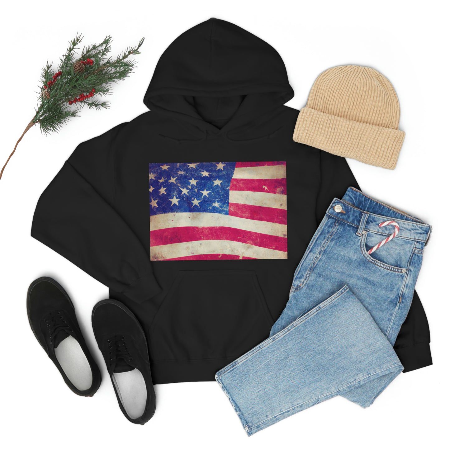 "I love the American flag. It's a symbol of freedom, courage, and hope." - Bruce Dern - Hoodie