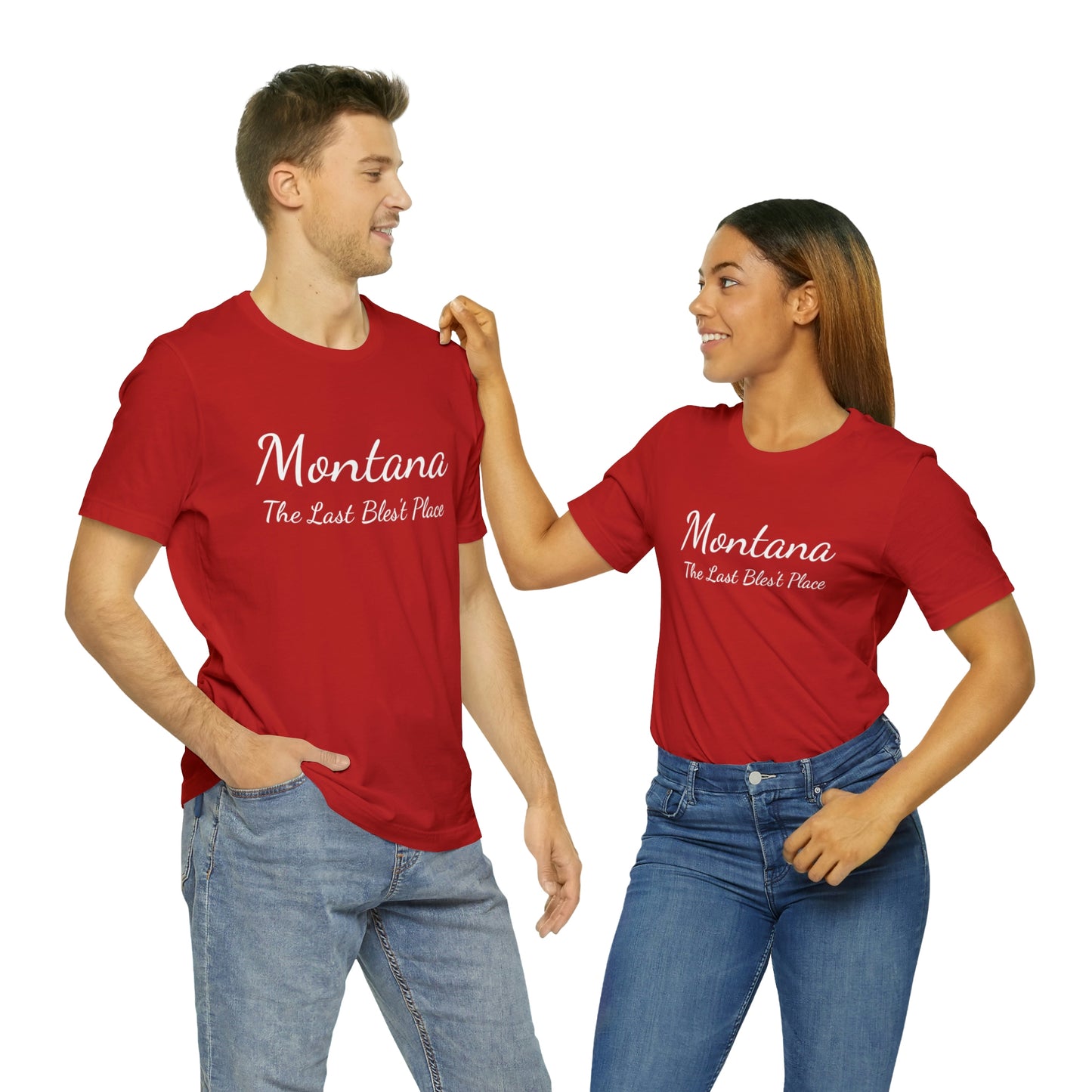 "Montana The Last Bles't Place" Black Ops Unisex Jersey Short Sleeve Tee