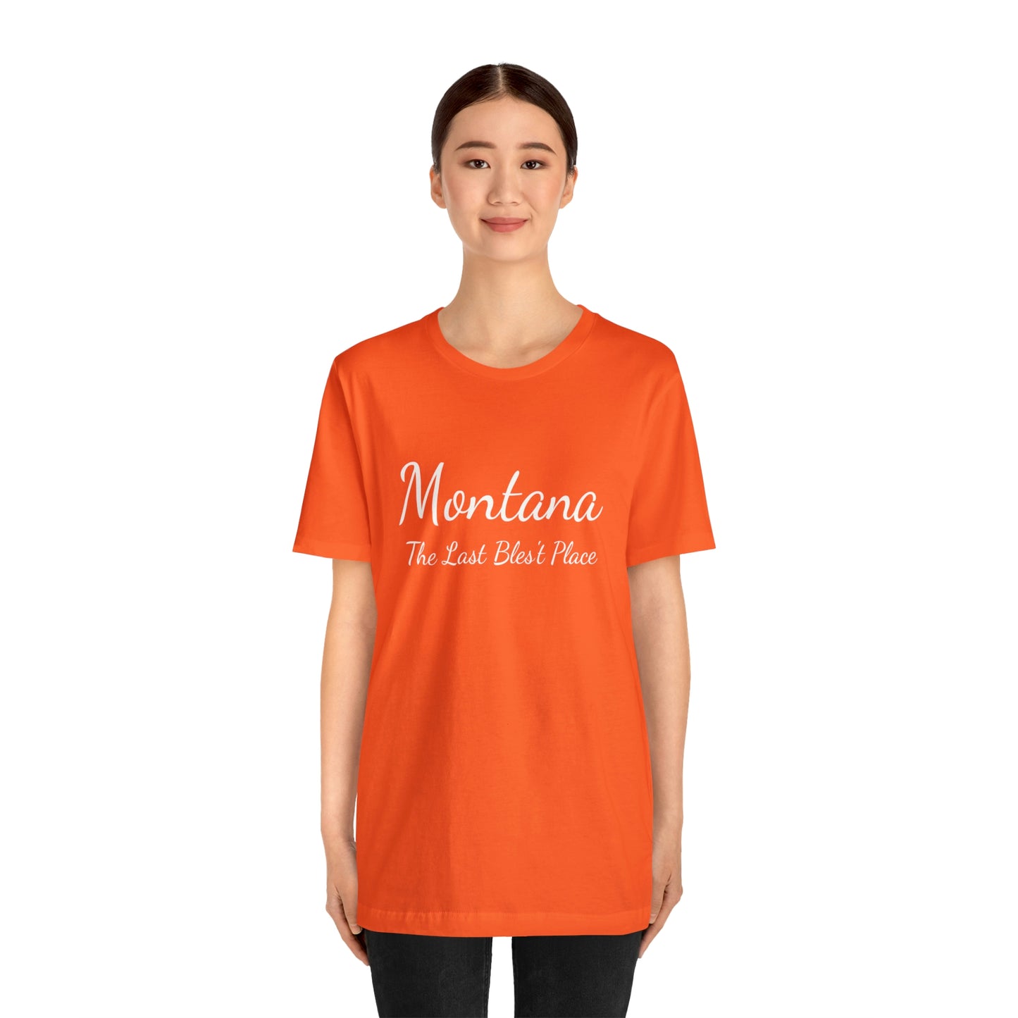 "Montana The Last Bles't Place" Unisex Jersey Short Sleeve Tee