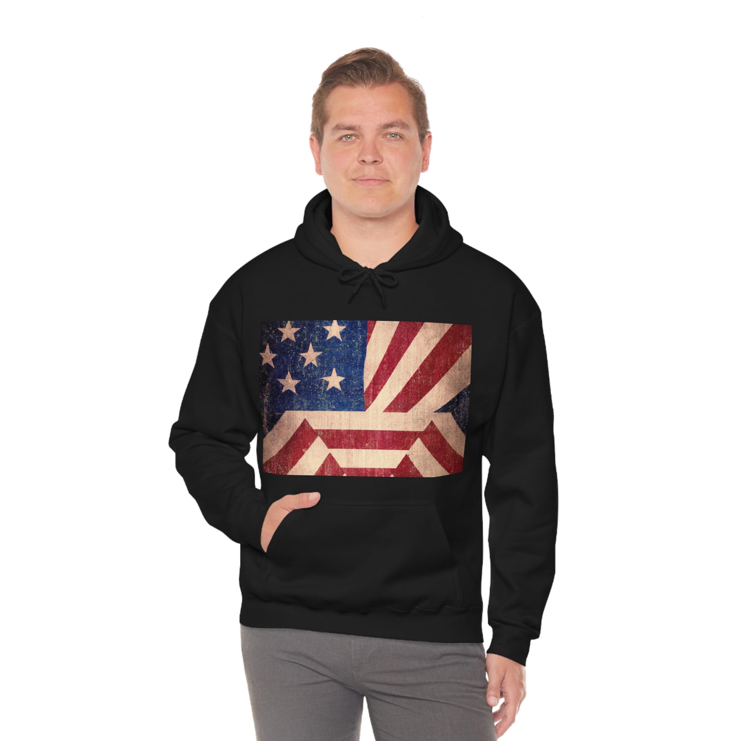 "The flag of our country reminds us that liberty and justice are not just ideals, but a way of life — an example to all humanity." --Barack Obama - Hoodie