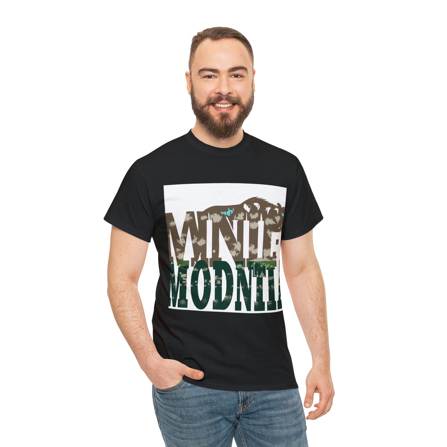 Montana wildlife includes a variety of mammals, birds, reptiles, amphibians, and fish. Montana is home to species such as bighorn sheep, mule deer, pronghorn, elk, black bear, grizzly bear - T-shirt