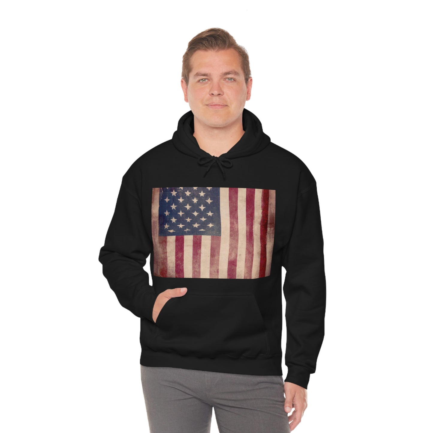 "The flag of the United States has not been created by rhetorical sentences in declarations of independence and in bills of rights. It has been created by the experience of a great people, and every color and star has a meaning." – Woodrow - Hoodie