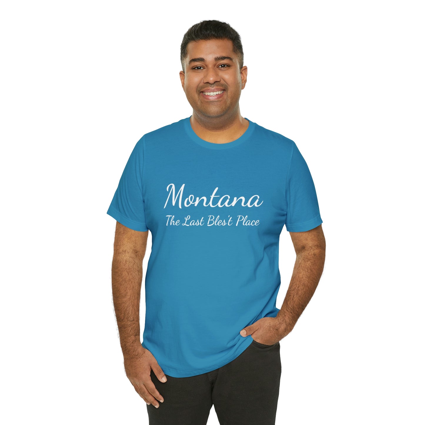 "Montana The Last Bles't Place" Black Ops Unisex Jersey Short Sleeve Tee