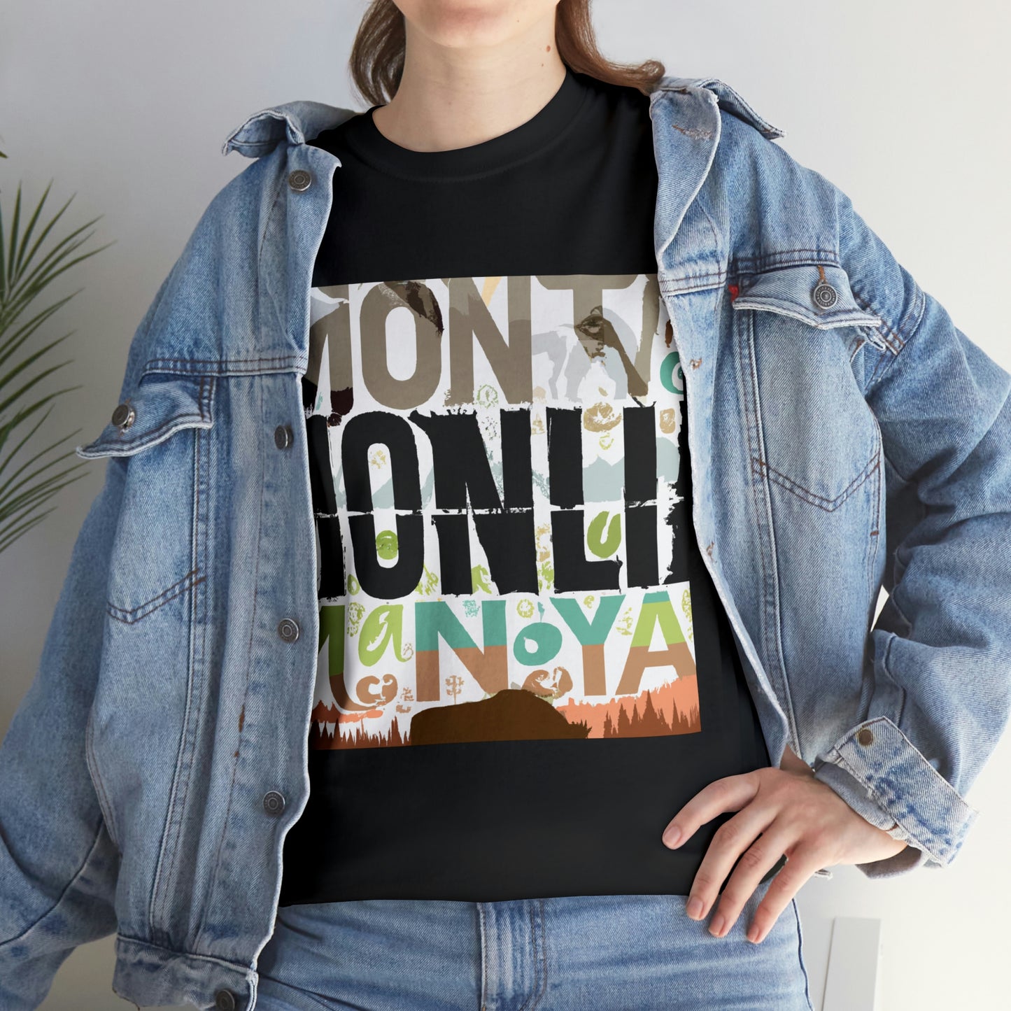 Montana wildlife is diverse, with over 600 species of native wildlife and many more that migrate through the state. The state is home to several species of mammal, including elk, bison, deer, lynx, and wolves, as - T-shirt