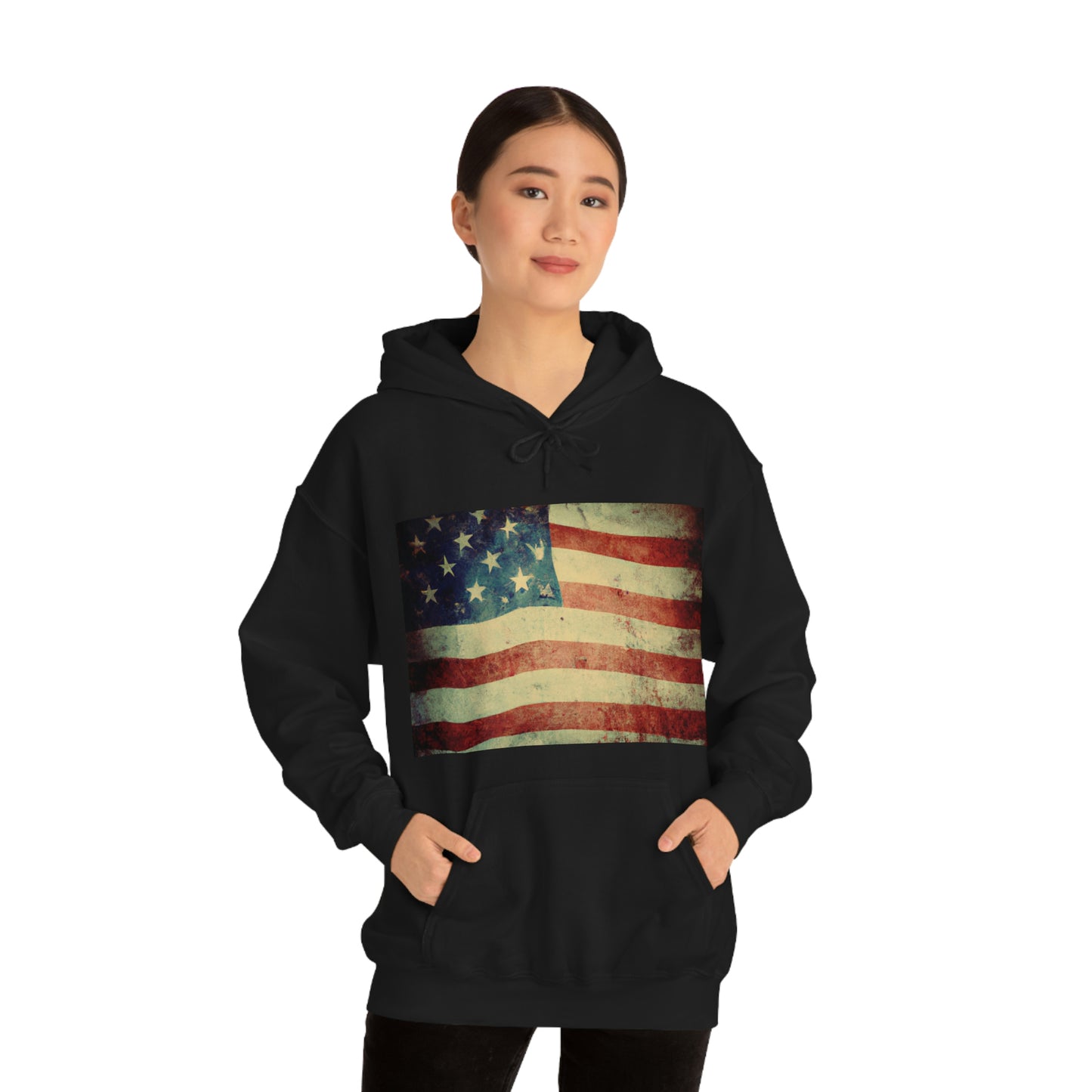 “Our flag does not fly because the wind moves past it. It flies with the last breath of each soldier who died protecting it.” - Unknown - Hoodie