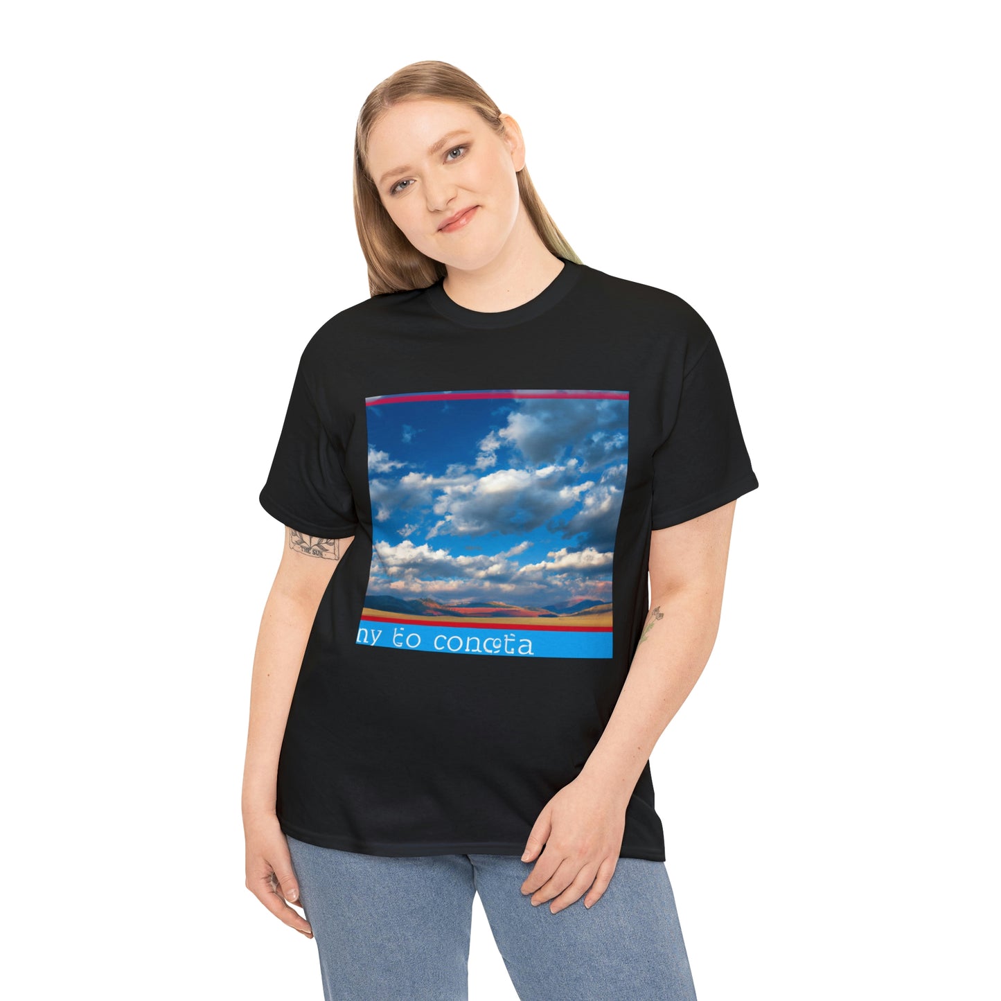 The term "Big Sky Country" is used to refer to the terrain and landscape of the states of Montana, Wyoming, Idaho, and parts of Colorado, Utah, South Dakota, and North Dakota in the American West. This area is known - T-shirt