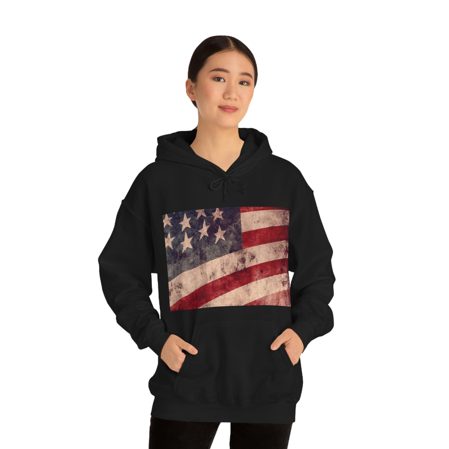 "One flag, one land, one heart, one hand, one nation forevermore!" - Oliver Wendell Holmes - Hoodie