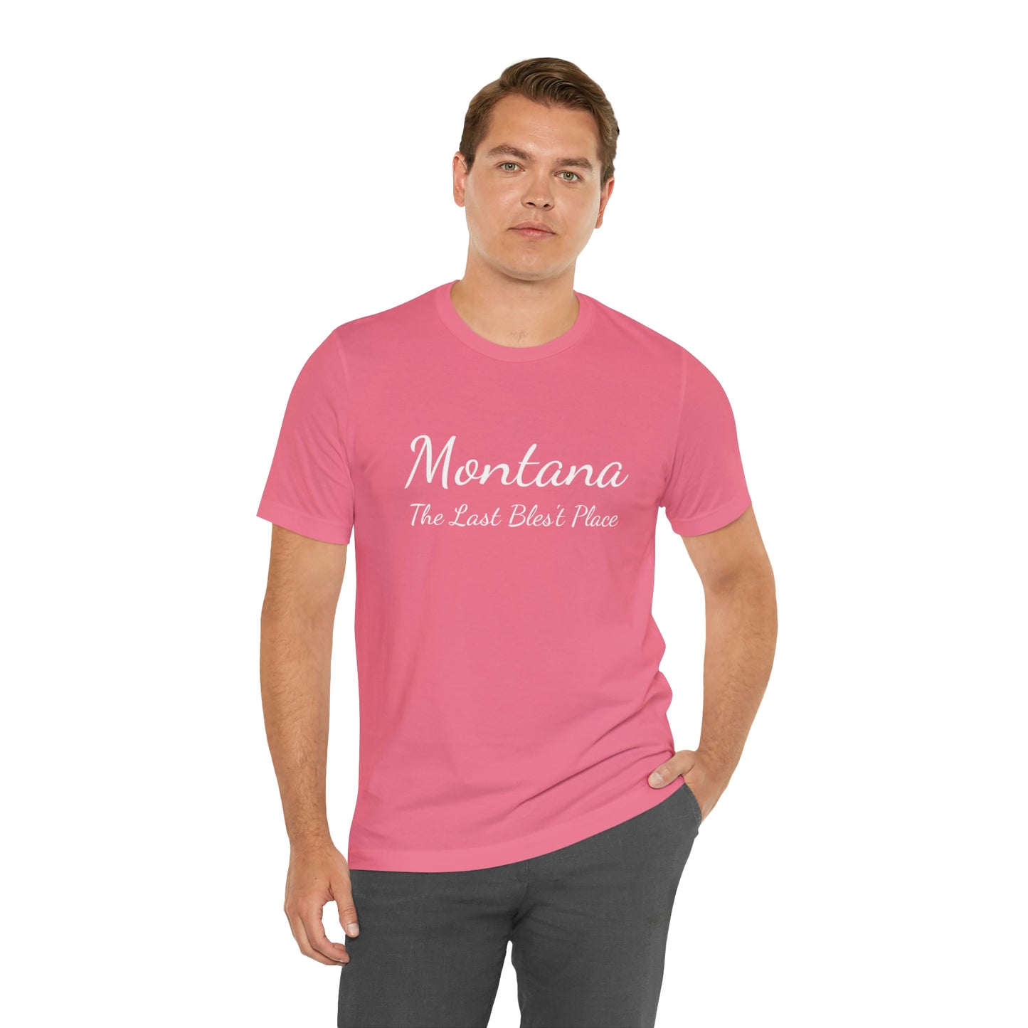 "Montana The Last Bles't Place" Black Ops Unisex Jersey Short Sleeve Tee