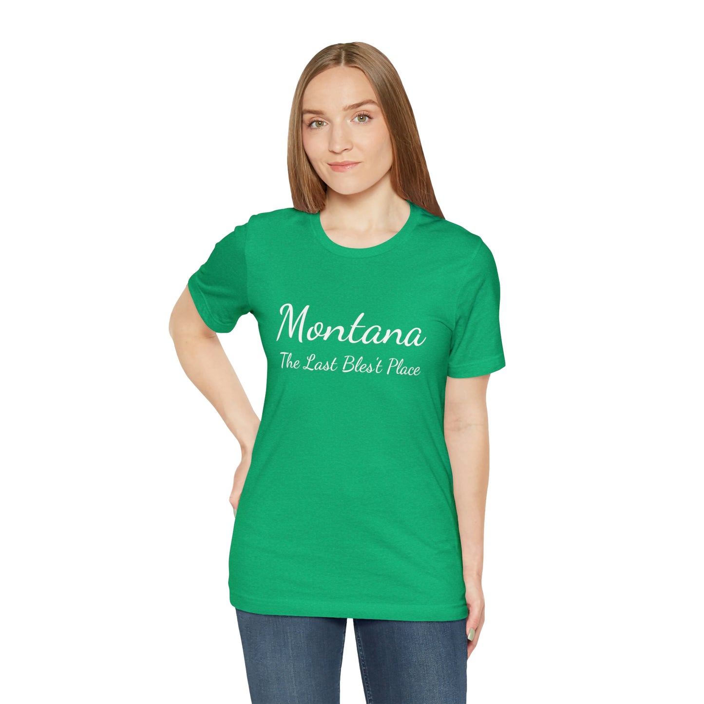 "Montana The Last Bles't Place" Black Ops Unisex Jersey Short Sleeve Tee