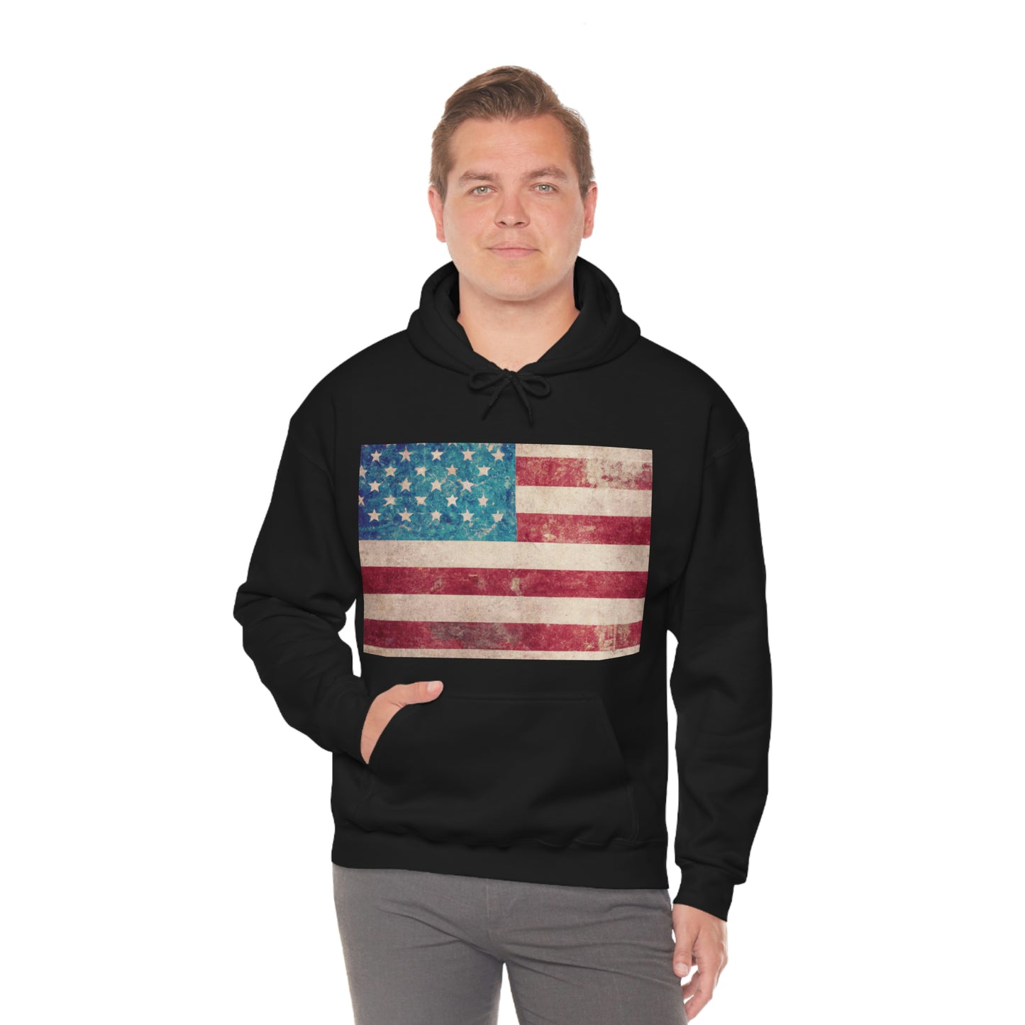 "The flag of the United States has not been created by rhetorical sentences in declarations of independence and in bills of rights. It has been created by the experience of a great people, and every star on its field has meant a irrepress - Hoodie