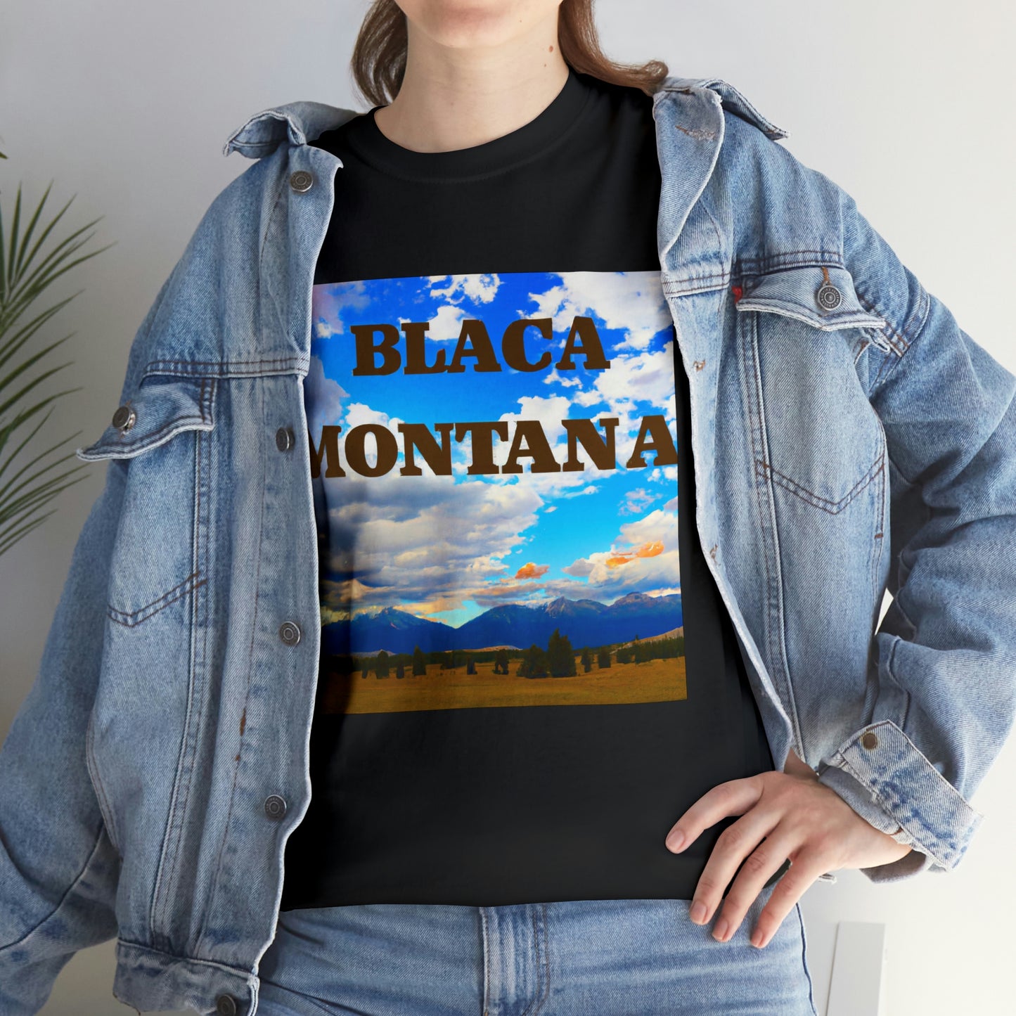 "

The phrase "Big Sky Country" is used to refer to the Northwestern part of the United States, usually Montana and Wyoming. It is primarily used to describe the region's expansive sky views and stunning landscapes. - T-shirt