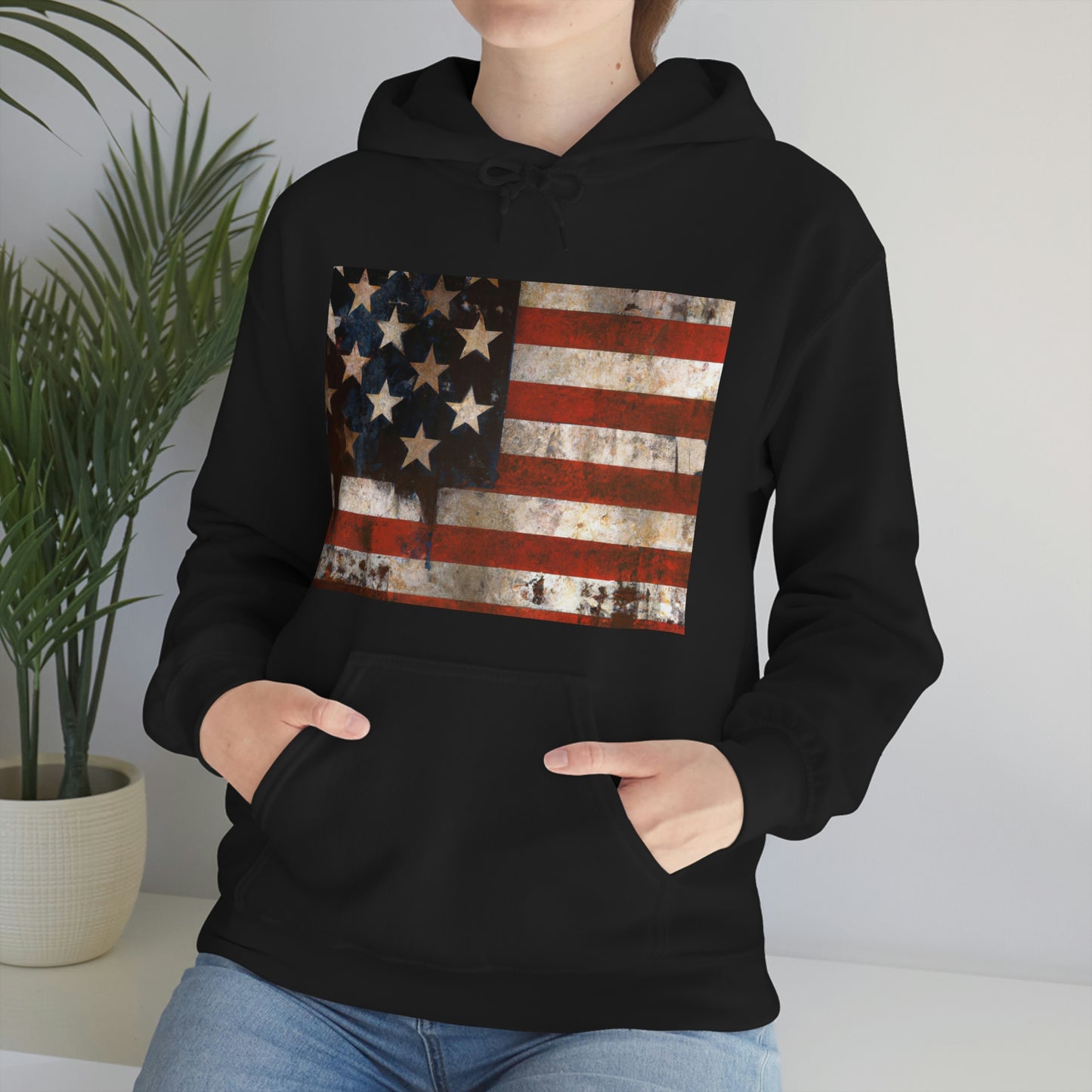 "The American flag is the symbol of our freedom, the symbol of our national unity, and a reminder of the sacrifices made by generations of Americans." - Ronald Reagan - Hoodie