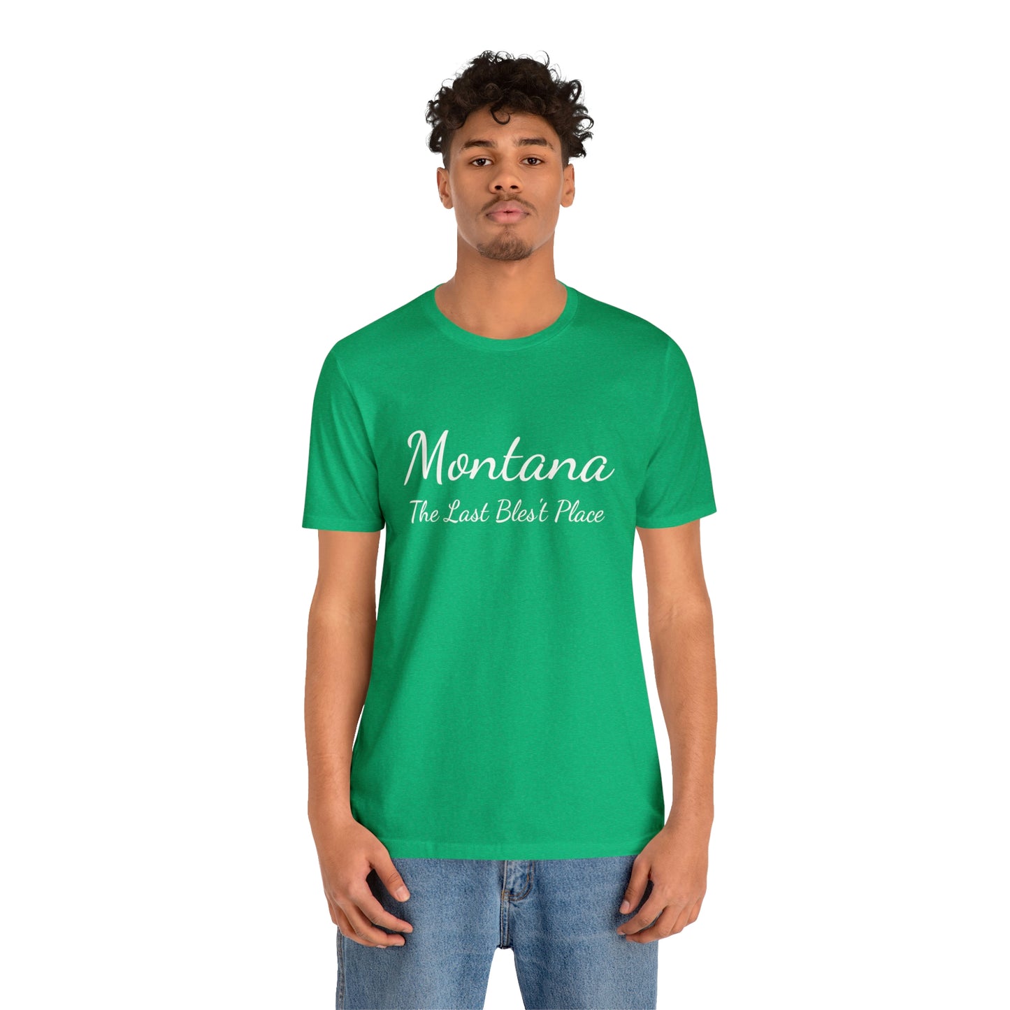 "Montana The Last Bles't Place" Black Ops Unisex Jersey Short Sleeve Tee
