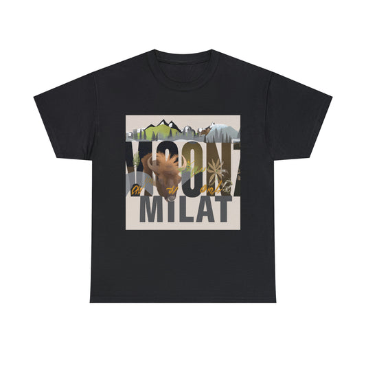 Montana has a wide variety of wildlife including deer, elk, antelope, black bears, mountain lions, bighorn sheep, coyotes, lynx, mountain goats, bison, wolves and wolverines. The state - T-shirt