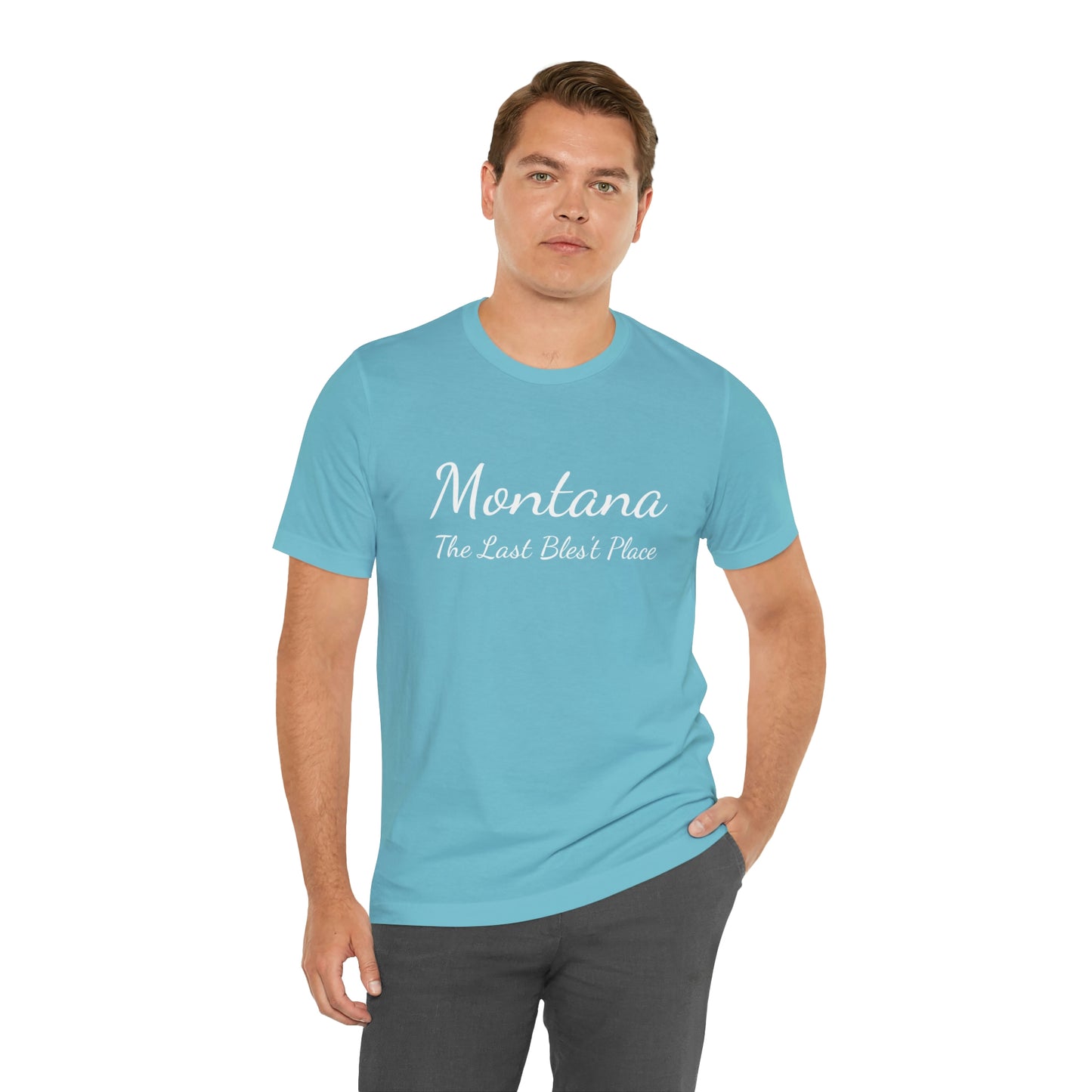 "Montana The Last Bles't Place" Unisex Jersey Short Sleeve Tee