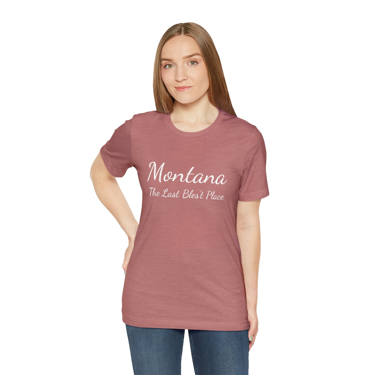 "Montana The Last Bles't Place" Black Ops Unisex Jersey Short Sleeve Tee