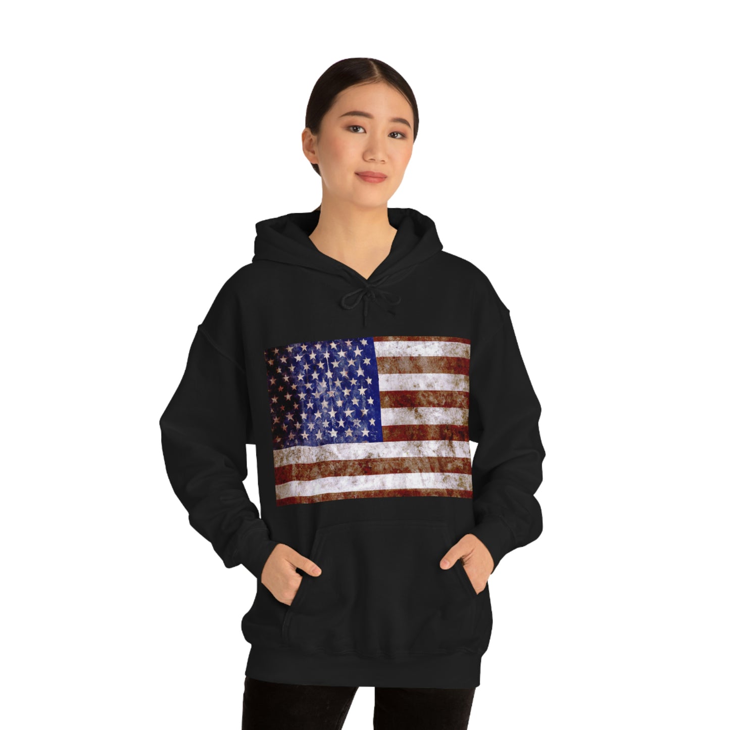 "The American flag is the symbol of our freedom, national pride, and unity as a people. Always remember that no matter our differences, we are united by the red, white, and blue." - Hoodie