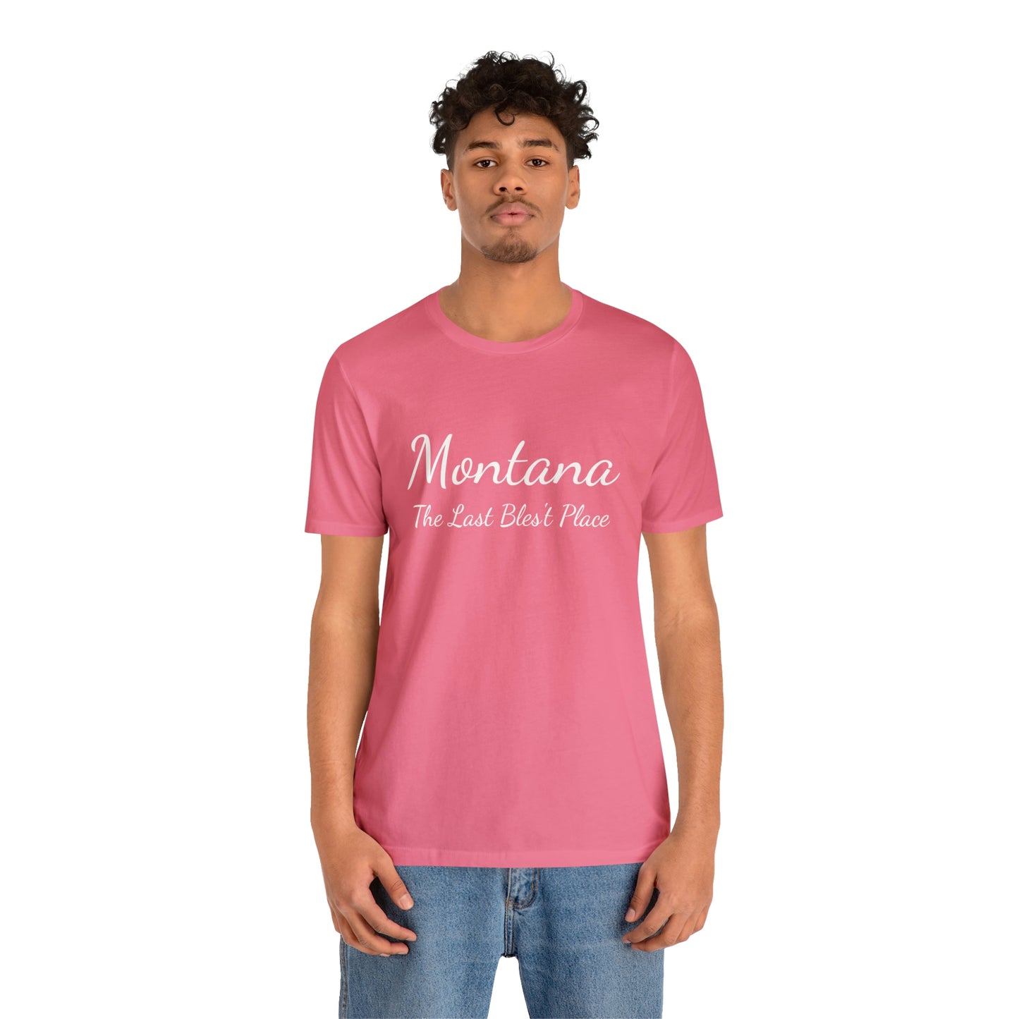 "Montana The Last Bles't Place" Black Ops Unisex Jersey Short Sleeve Tee