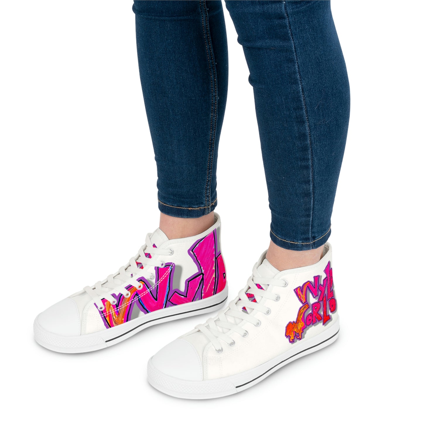 Wyld World - Women's High Top Sneakers