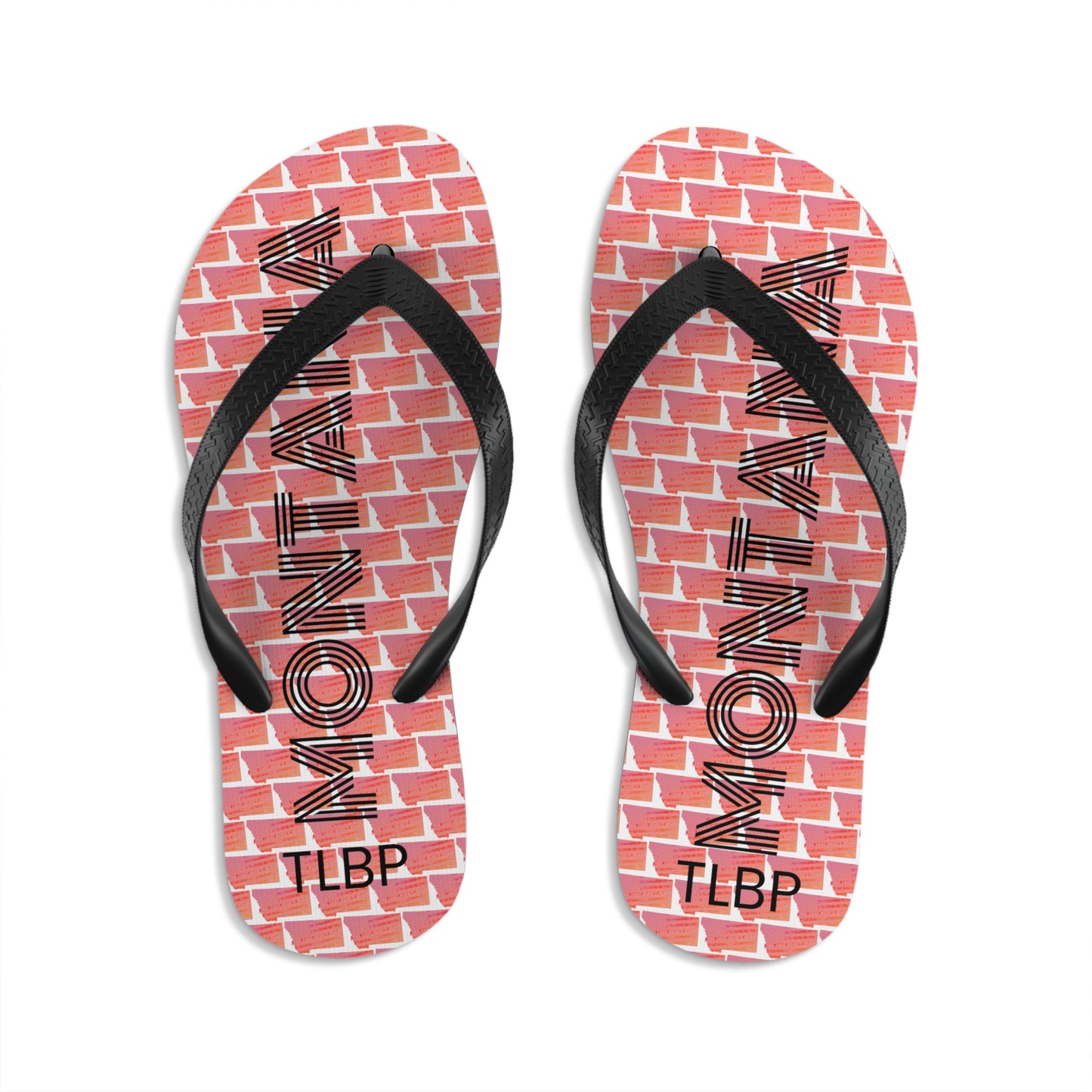 Bricks Unisex Flip-Flops