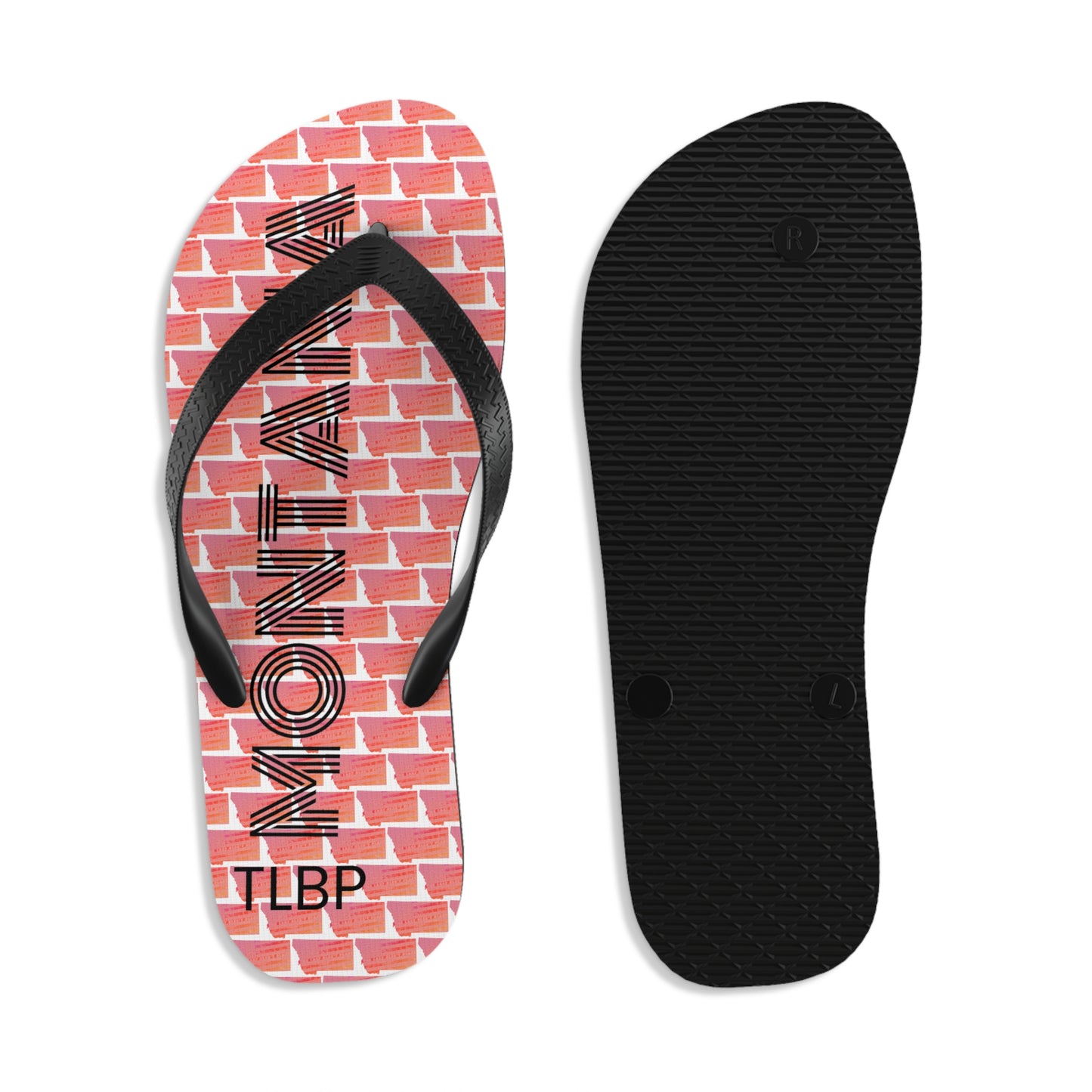 Bricks Unisex Flip-Flops