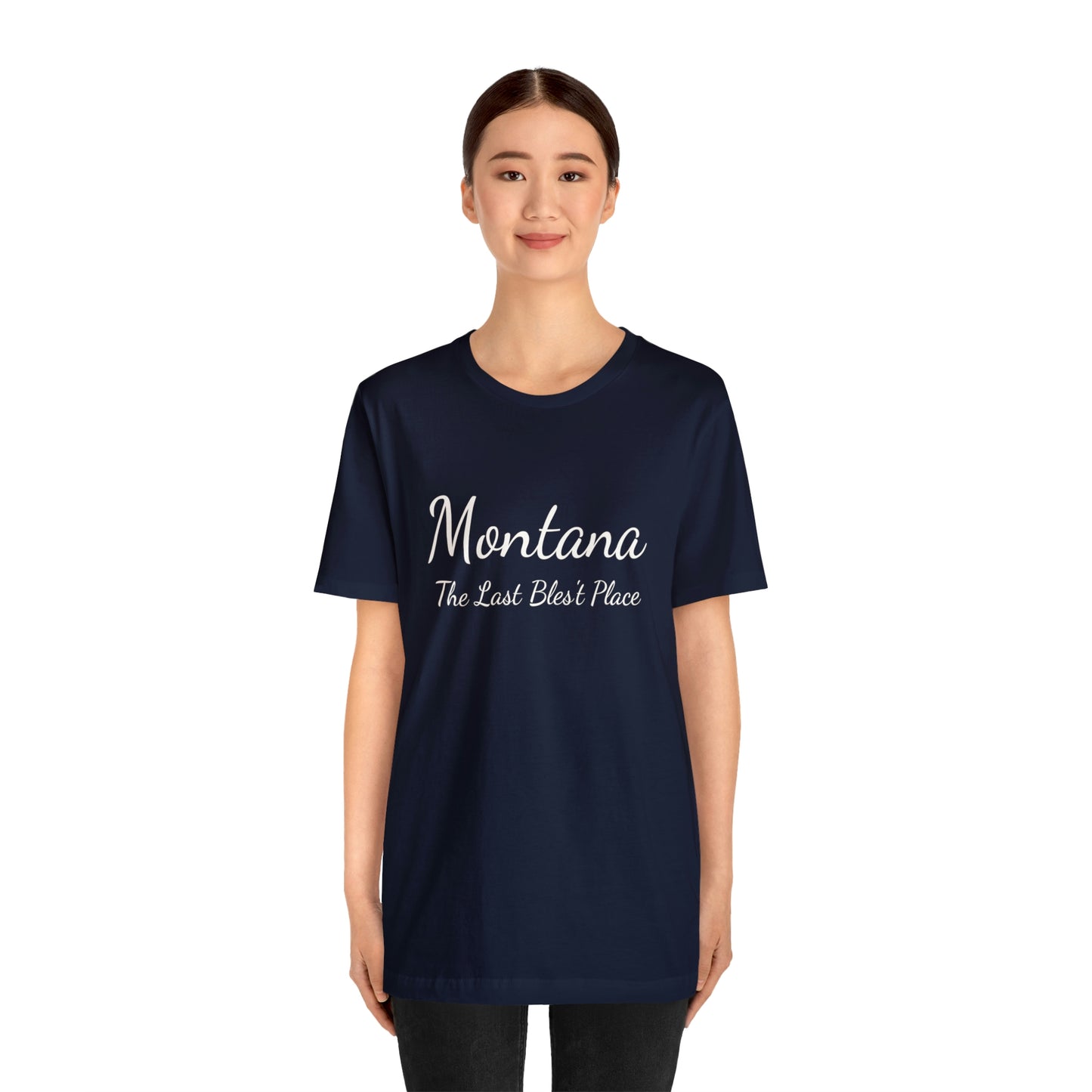"Montana The Last Bles't Place" Black Ops Unisex Jersey Short Sleeve Tee