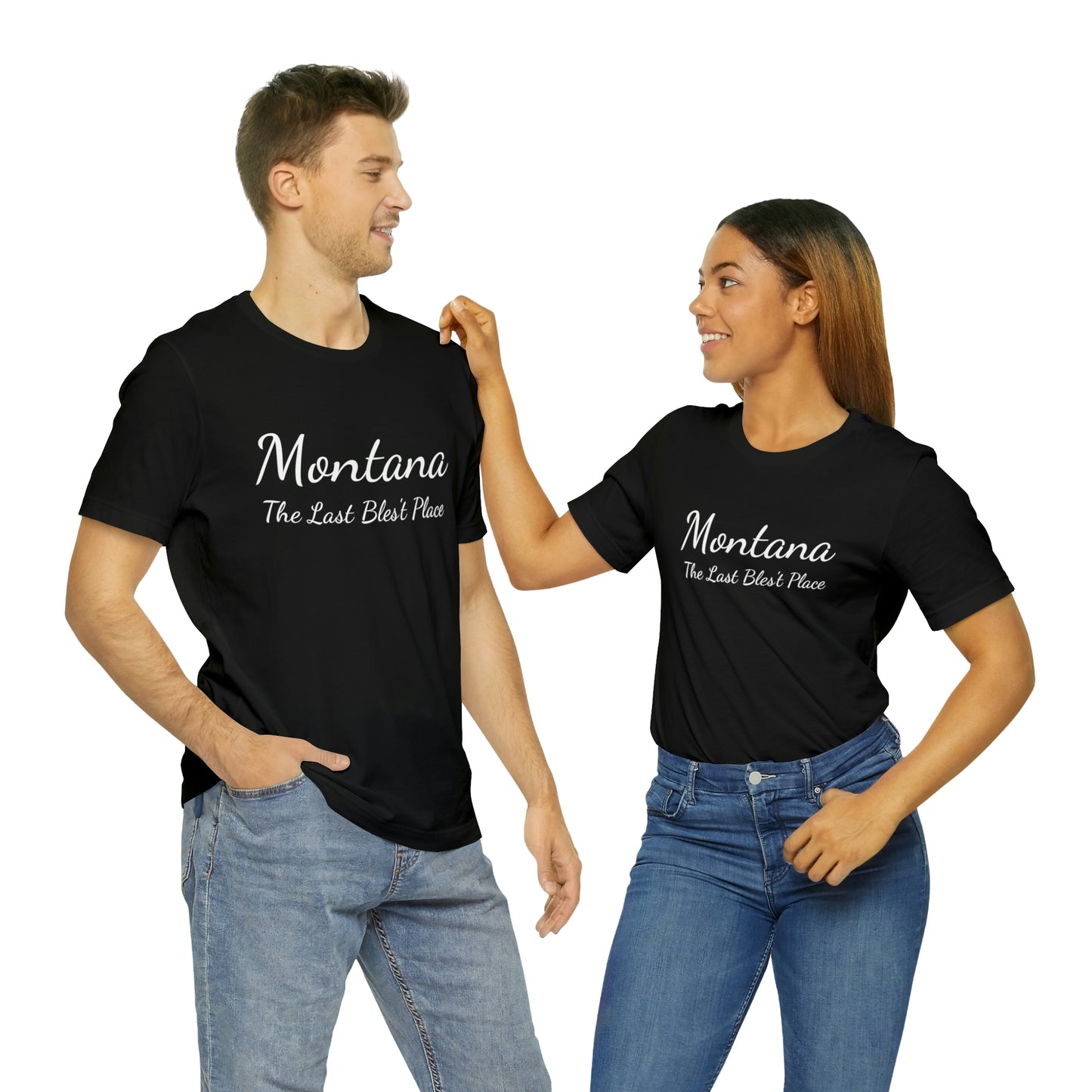 "Montana The Last Bles't Place" Black Ops Unisex Jersey Short Sleeve Tee