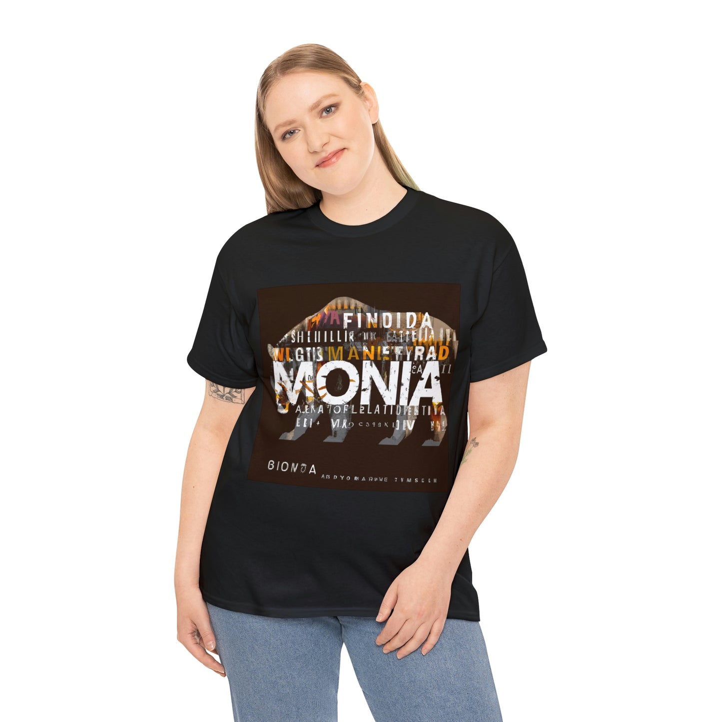 Montana has a diverse wildlife population, including many species of mammals, birds, fish, amphibians, and reptiles. The state has iconic species such as Grizzly Bears, Gray Wolves, Elk, Mountain Goats, Bighorn Sheep - T-shirt