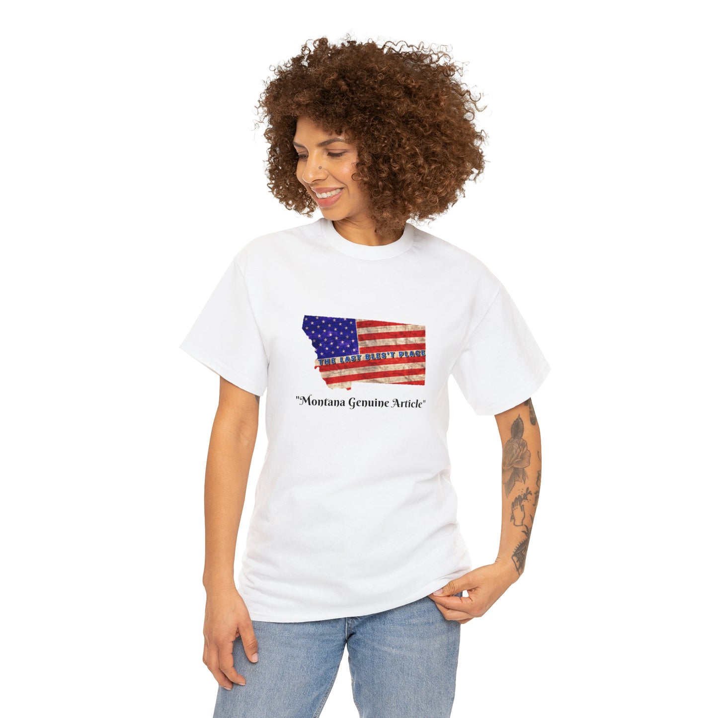 Montana Genuine -  Unisex Heavy Cotton Tee