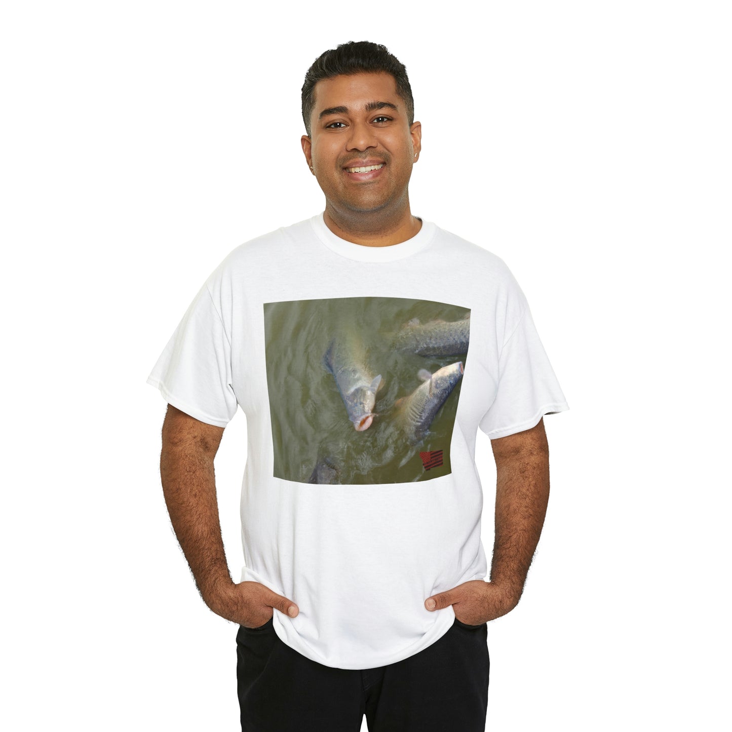 Tropical Tutti Frutti Fish- a colorful freshwater fish with bright yellow, pink, and green scales. - Tshirt